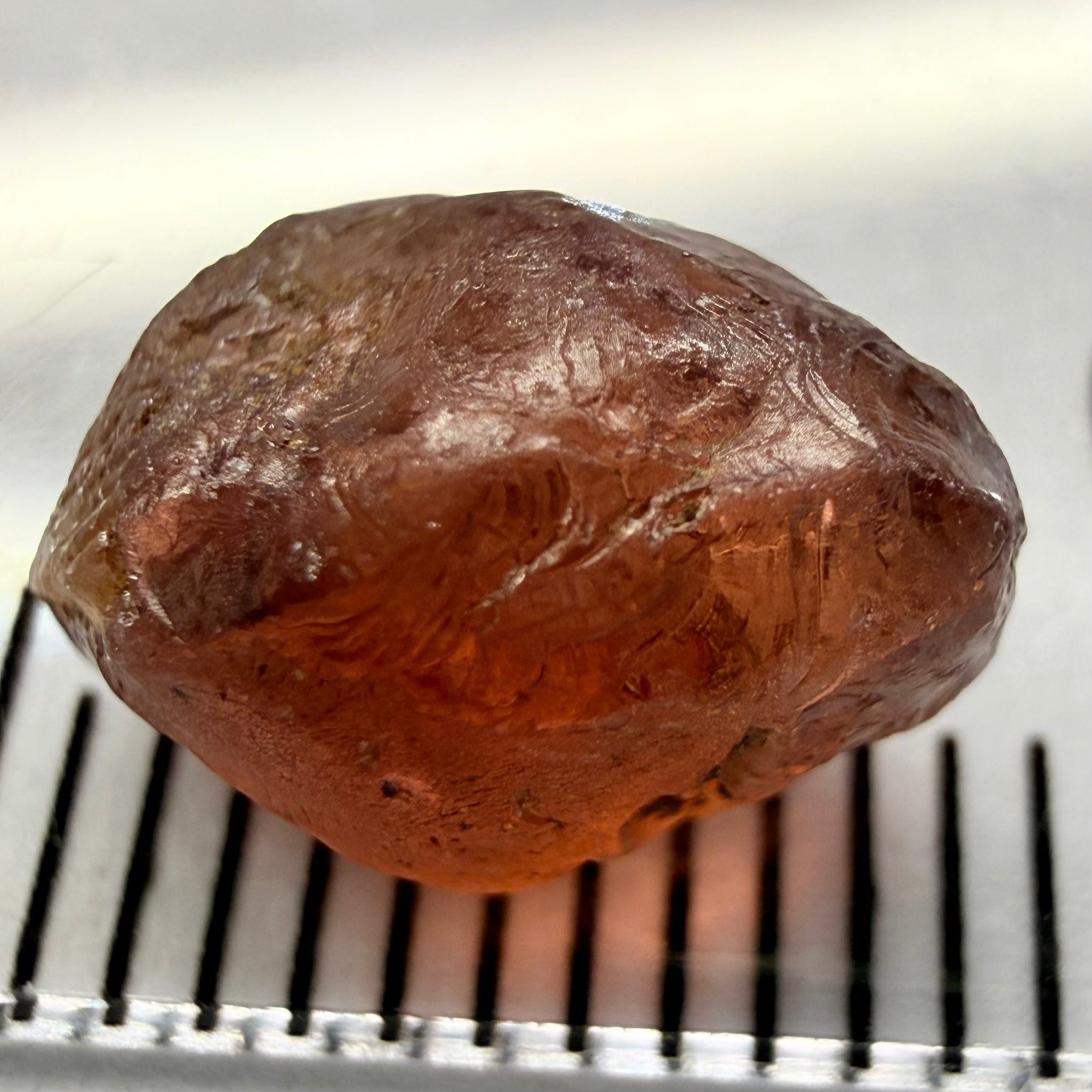 Malaya Garnet, 3.85ct, Tanzania, Untreated Unheated, Si