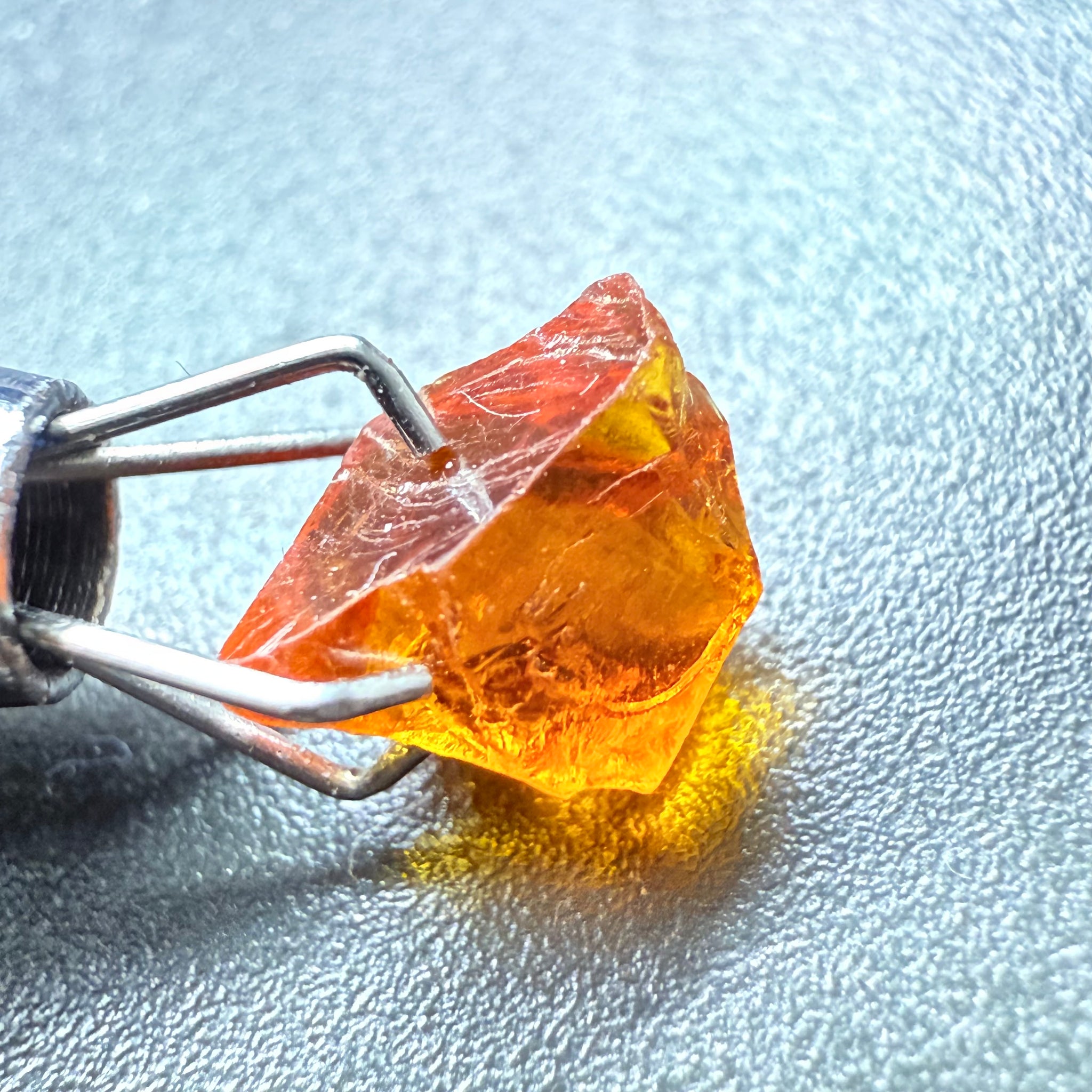 Clinohumite, 1.60ct, Morogoro, Tanzania, Untreated Unheated. Sl issue on the top, rest vvs