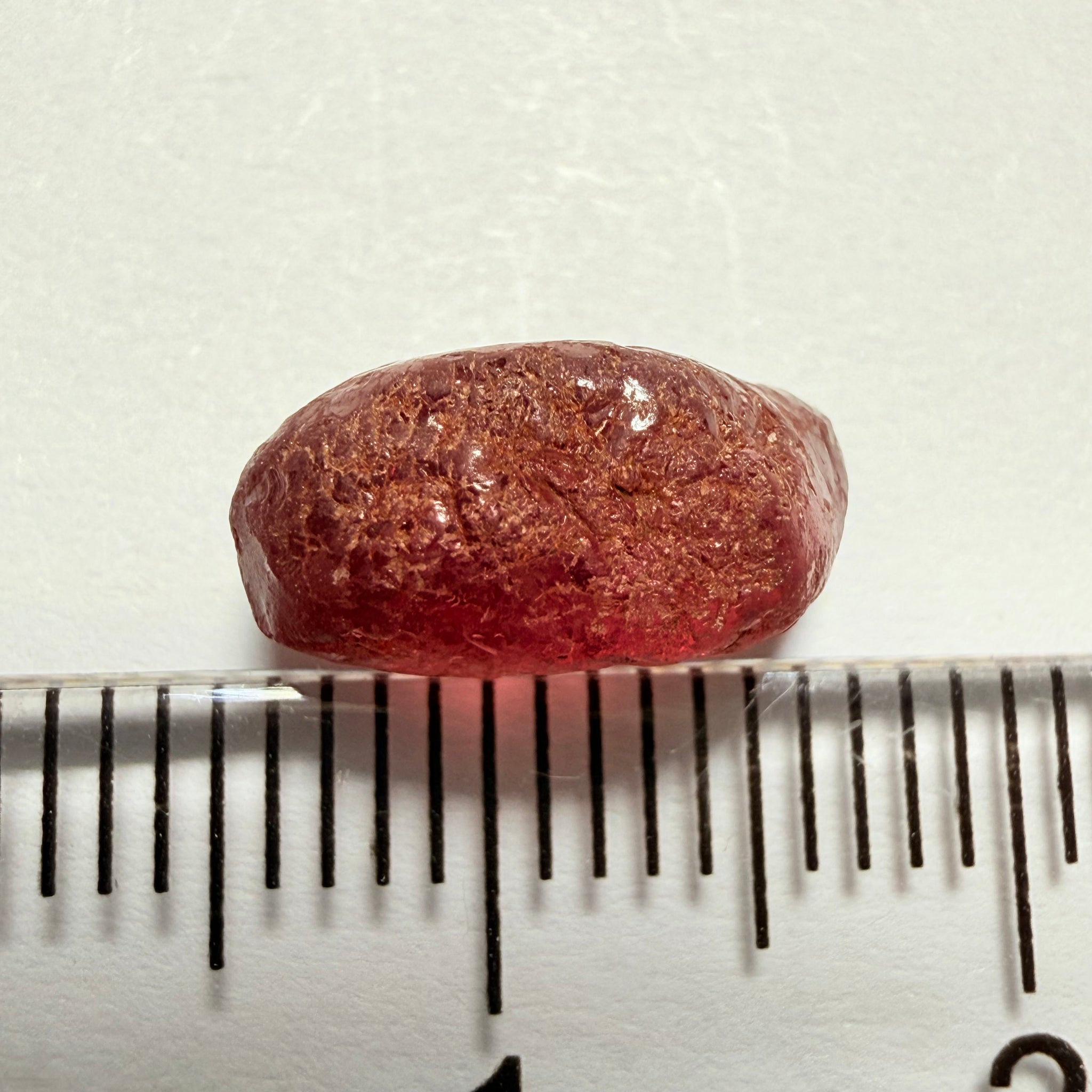 Lindi Garnet, 5.06ct, Lindi, Tanzania, Untreated Unheated, no inclusions, just a little silk inside