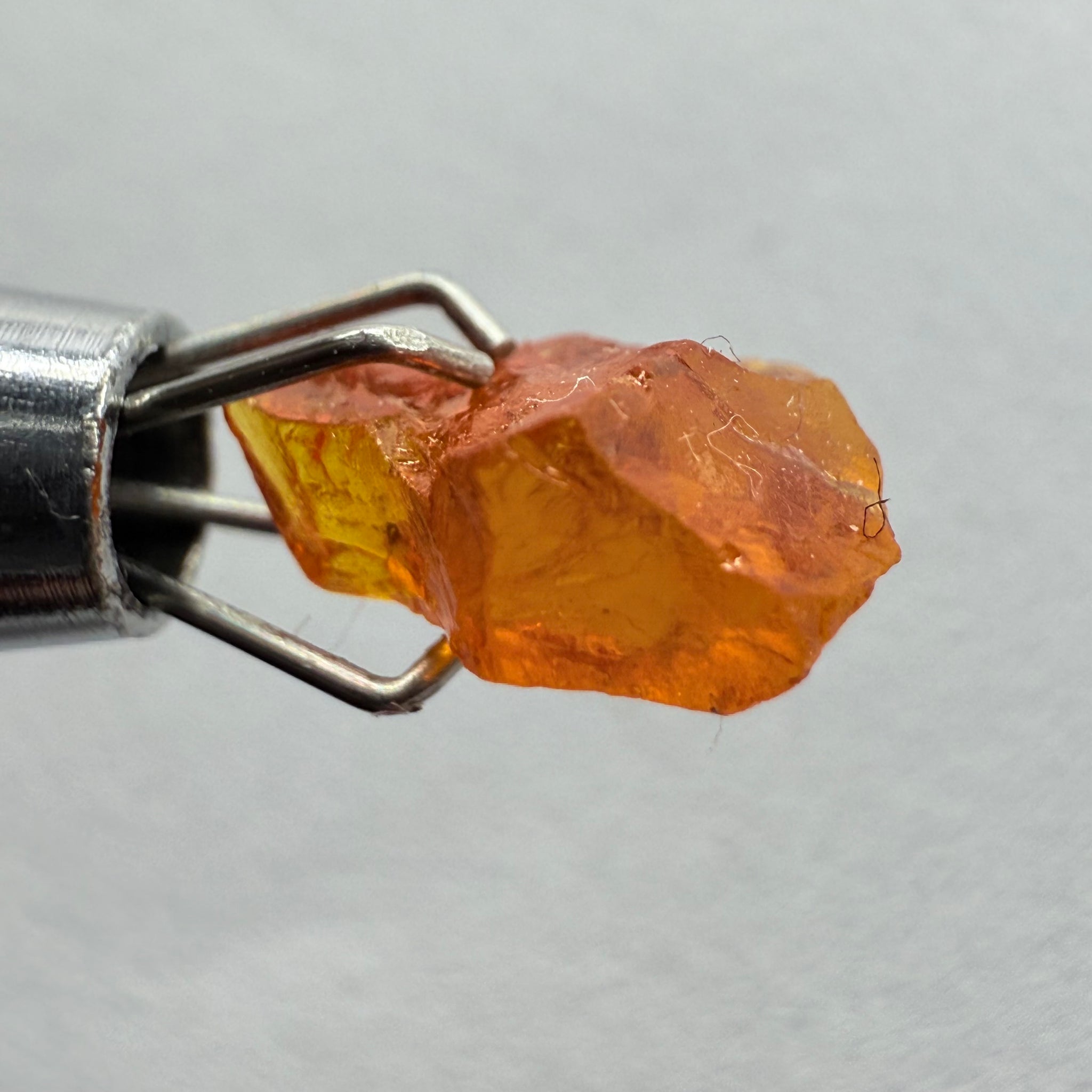 Clinohumite, 1.82ct, Morogoro, Tanzania, Untreated Unheated. VVS, odd shape and a bit flattish