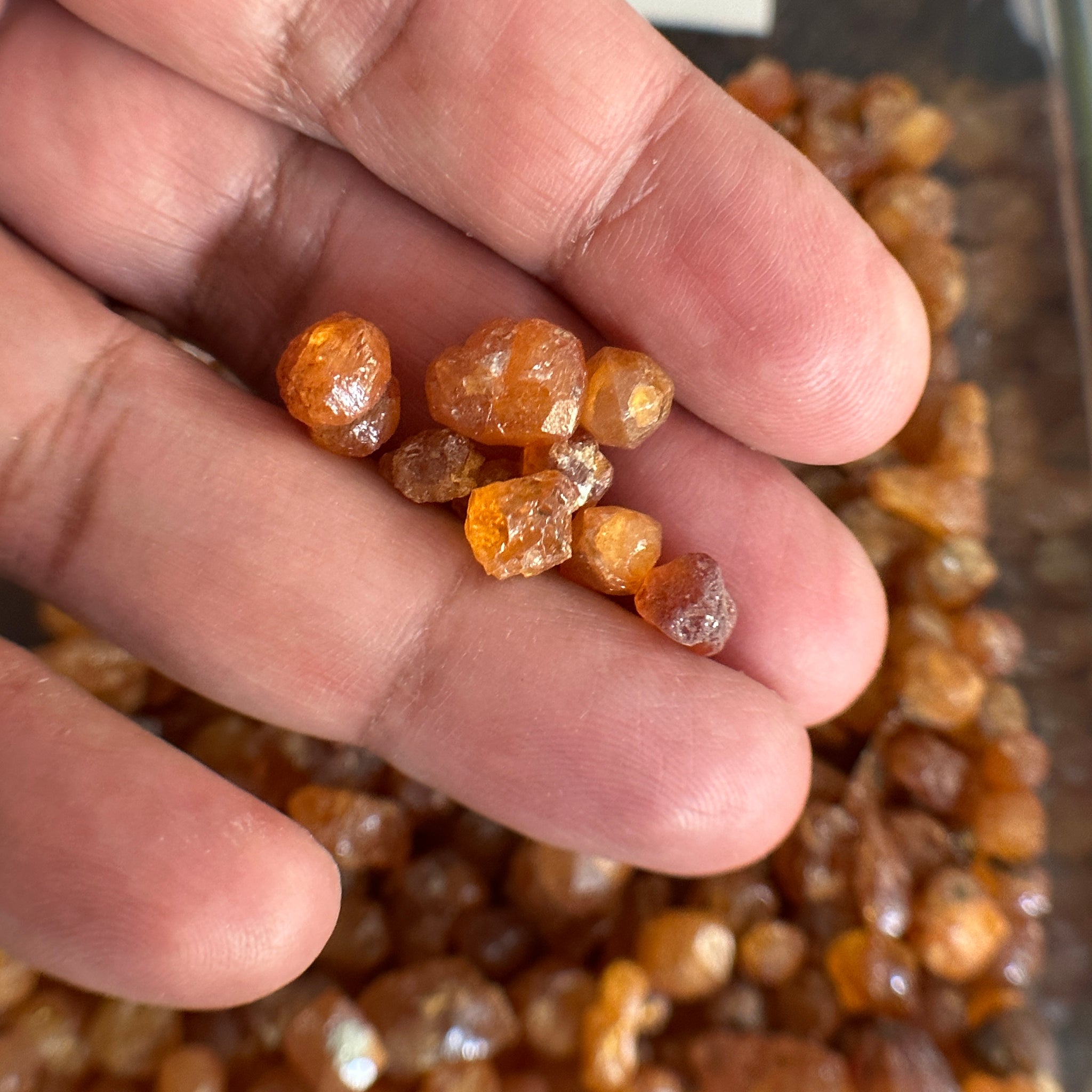 Mandarin Spessartite Crystals, Loliondo, Tanzania, Per Stone, want any particular size, just ask