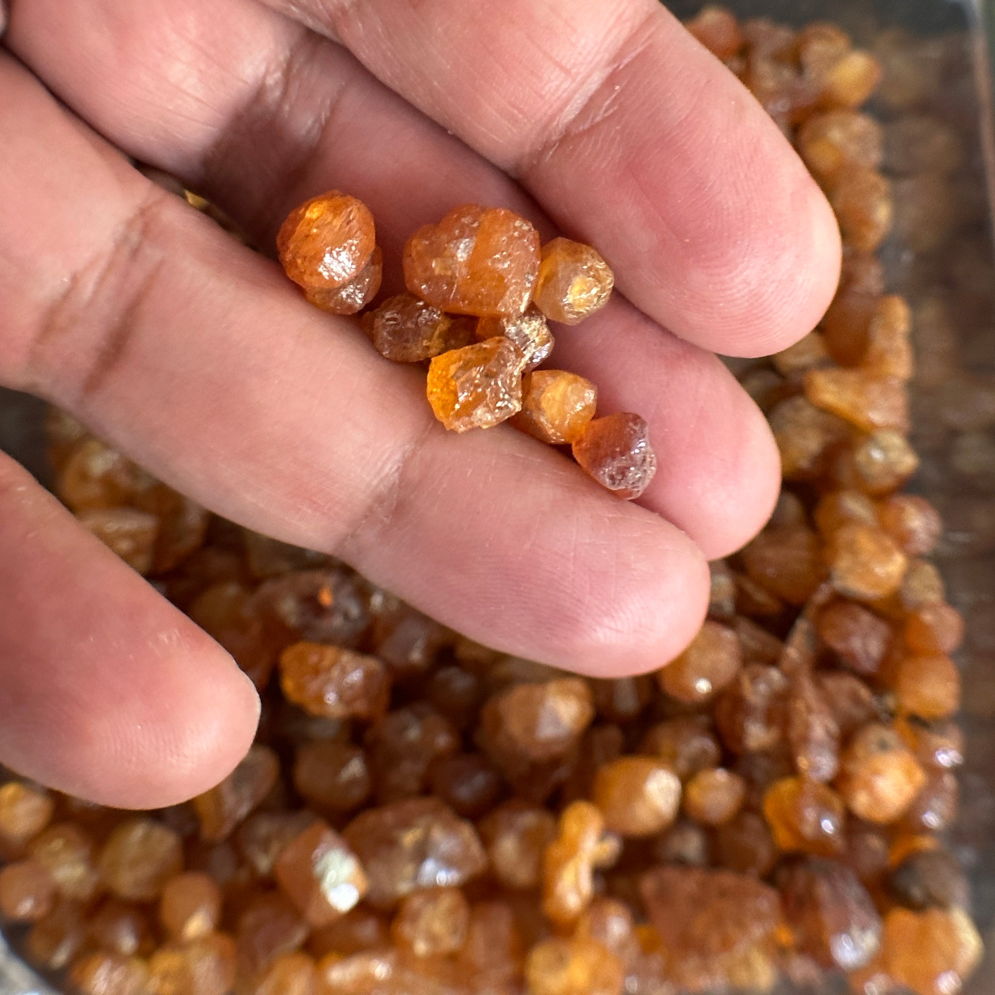 Mandarin Spessartite Crystals, Loliondo, Tanzania, Per Stone, want any particular size, just ask