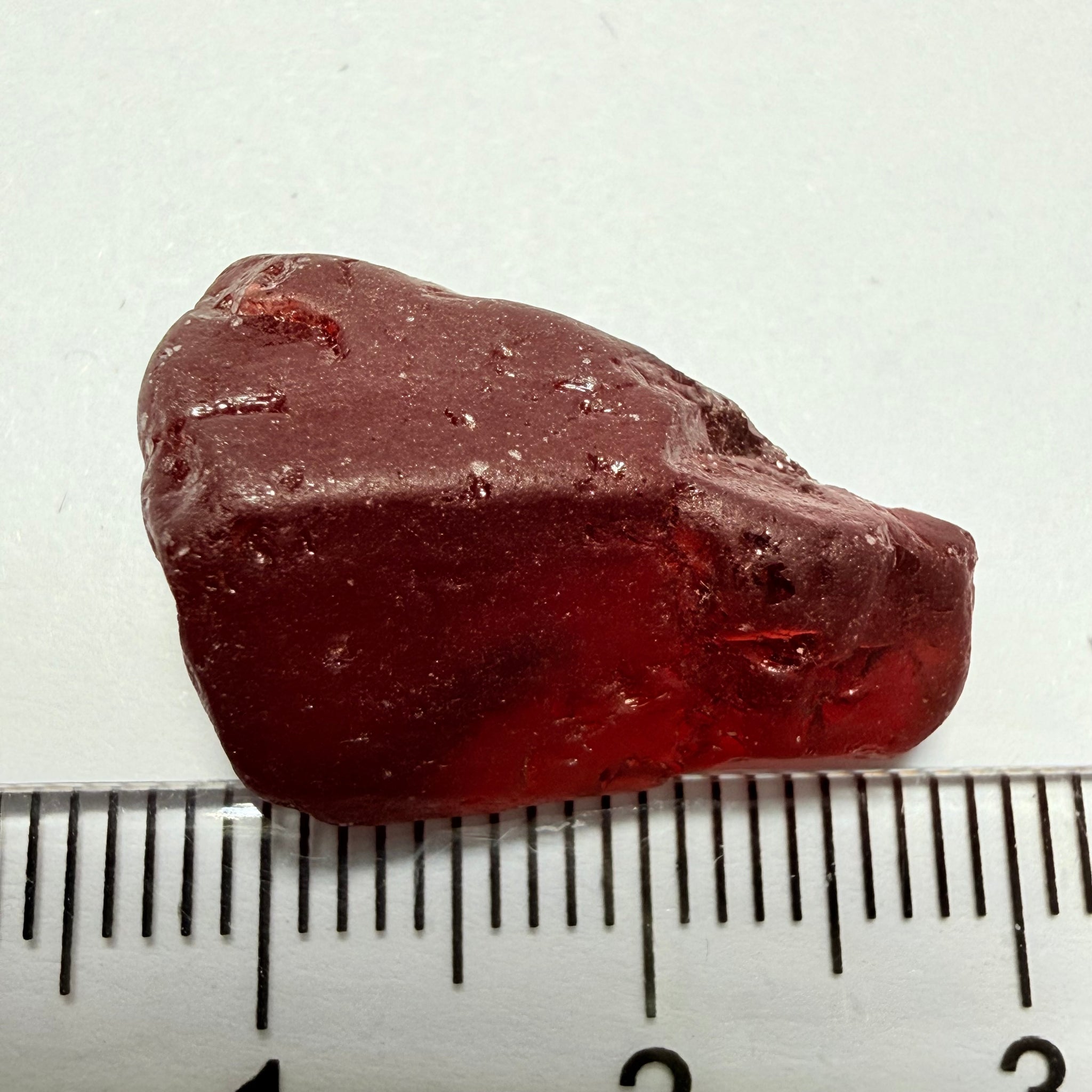Umba Garnet, 22.67ct, Umba Tanzania, Untreated Unheated, vvs, mark shape, darkish tone