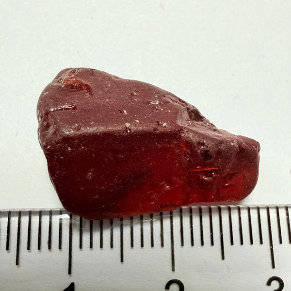 Umba Garnet, 22.67ct, Umba Tanzania, Untreated Unheated, vvs, mark shape, darkish tone