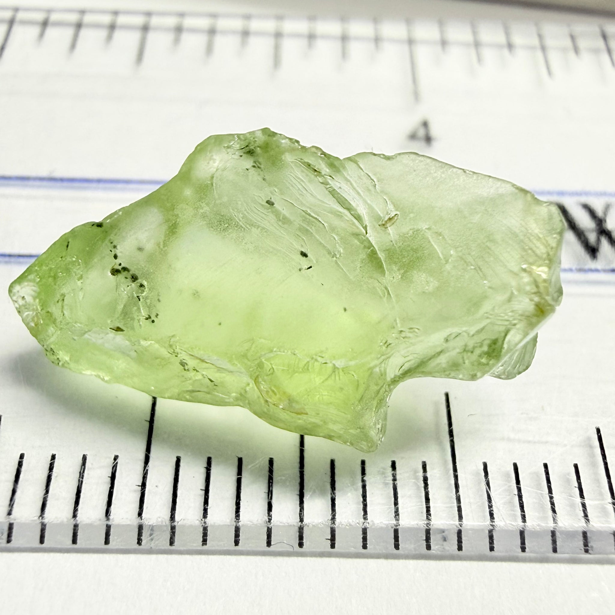 Tsavorite Garnet, 6.58ct, Kenya, Untreated Unheated, vs-vvs, sl inclusion on outside, light lime green colour
