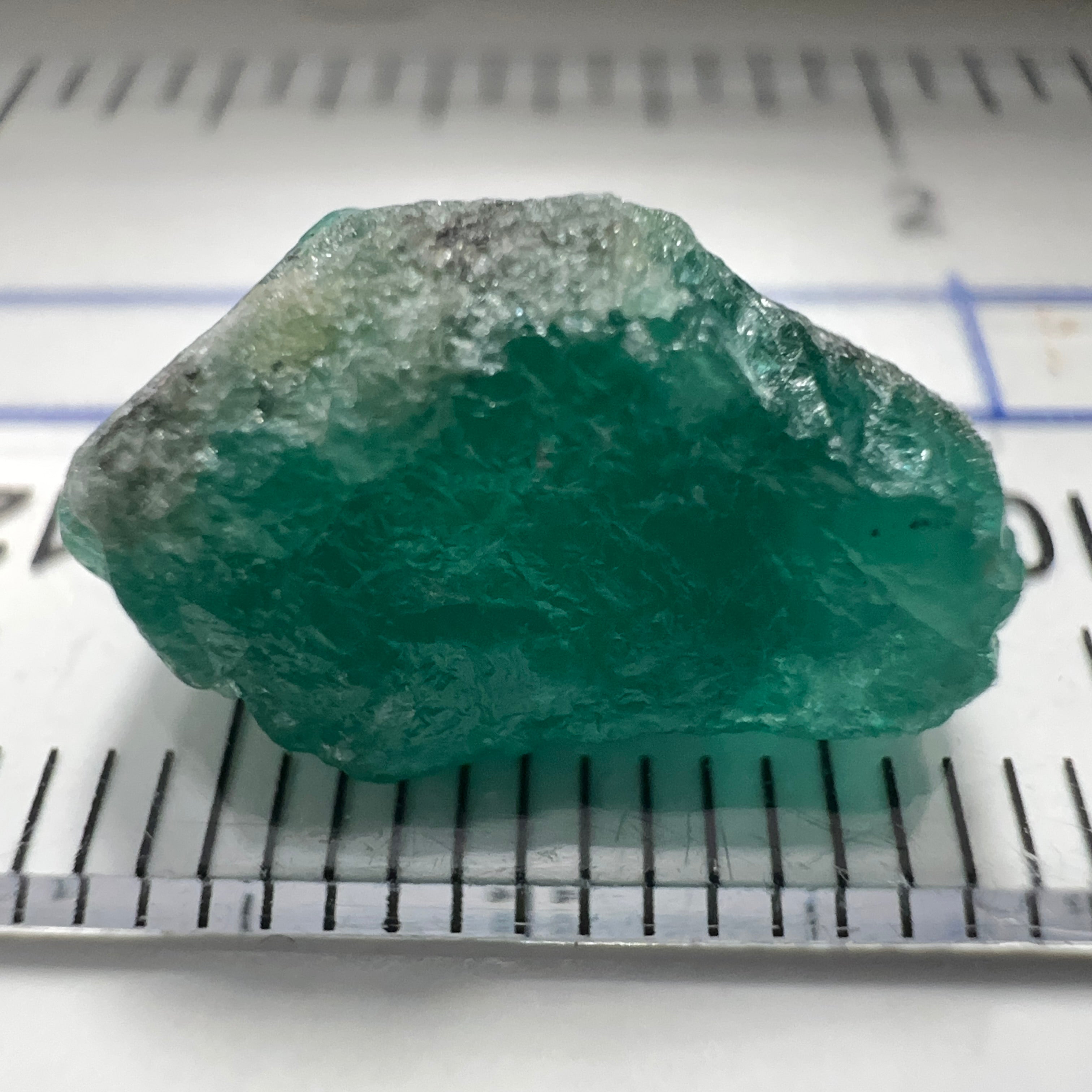 5.63ct Emerald Crystal. Sumbawanga Mines, Tanzania. No oil, Untreated Unheated.