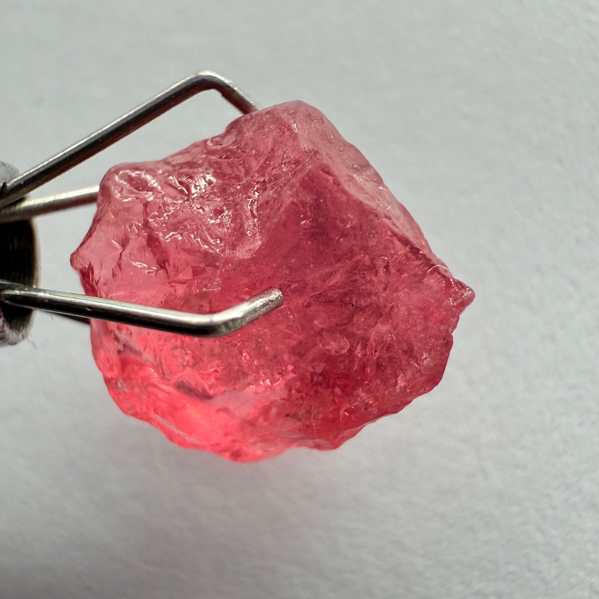 Mahenge Spinel, 3.34ct, Mahenge, Tanzania, Untreated Unheated, veil and few spots, little bit of a flattish shape but excellent colour