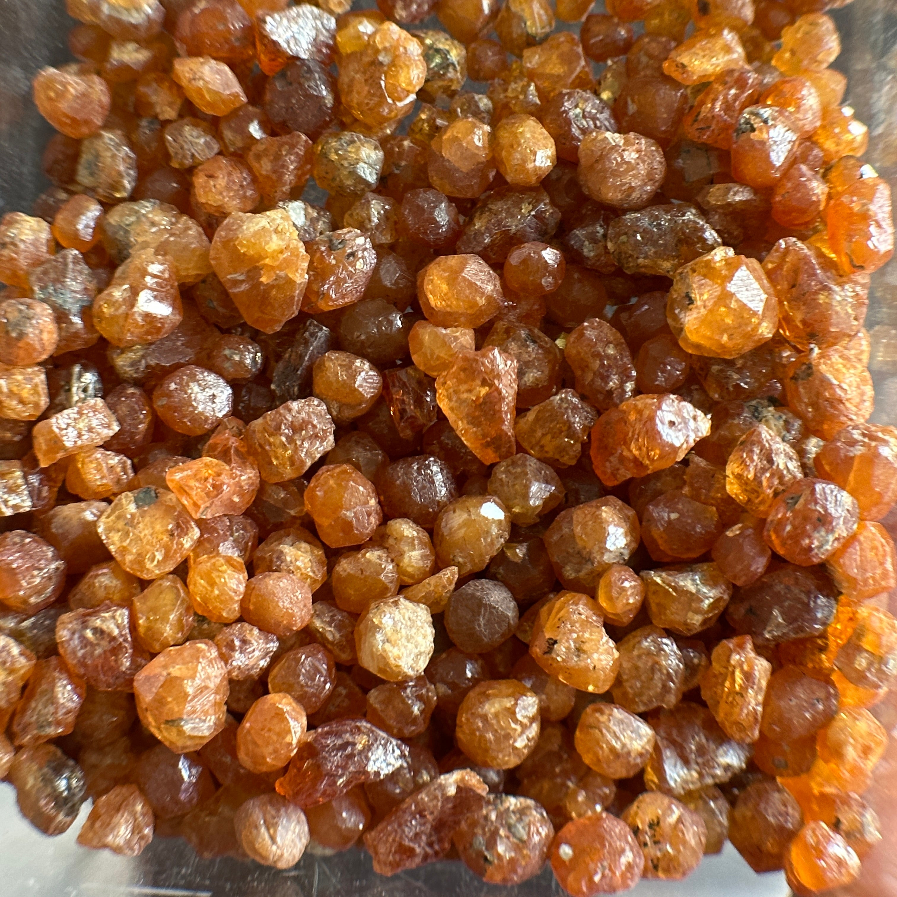 Mandarin Spessartite Crystals, Loliondo, Tanzania, Per Stone, want any particular size, just ask
