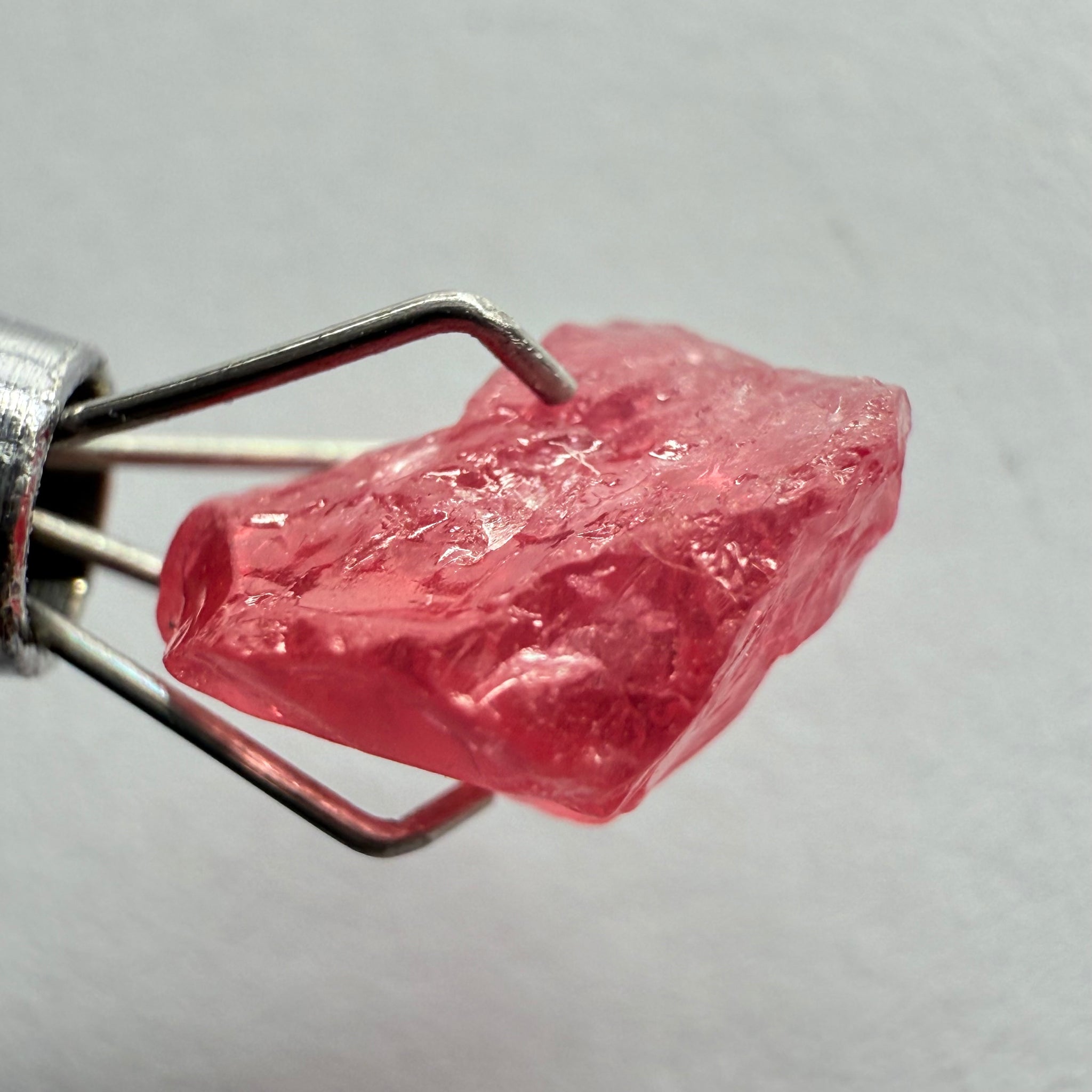 Mahenge Spinel, 3.34ct, Mahenge, Tanzania, Untreated Unheated, veil and few spots, little bit of a flattish shape but excellent colour