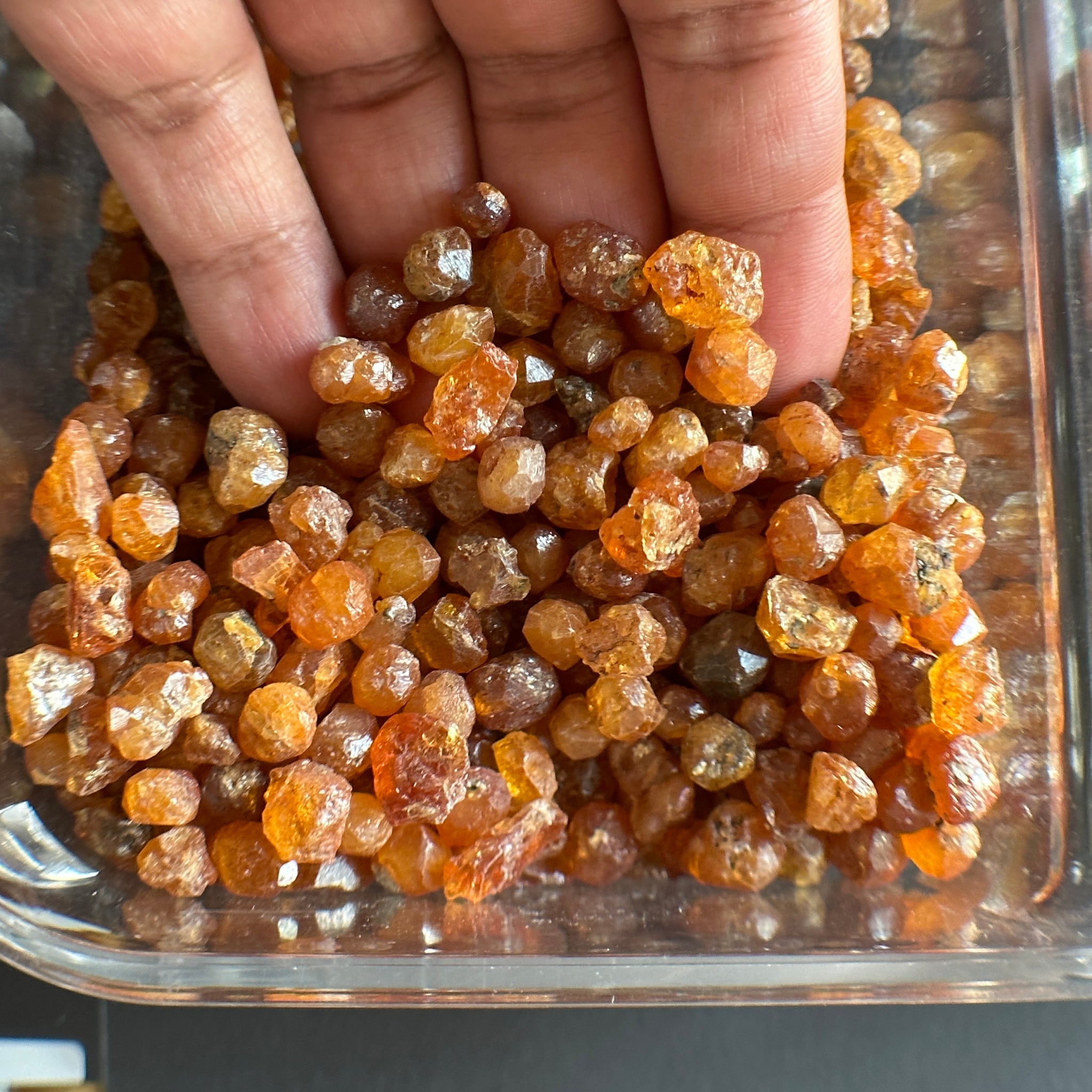 Mandarin Spessartite Crystals, Loliondo, Tanzania, Per Stone, want any particular size, just ask