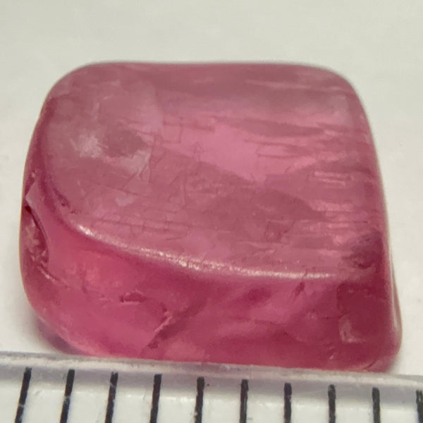 Mahenge Spinel, semi polished tumblestone, 3.82ct, Mahenge, Tanzania, Untreated Unheated
