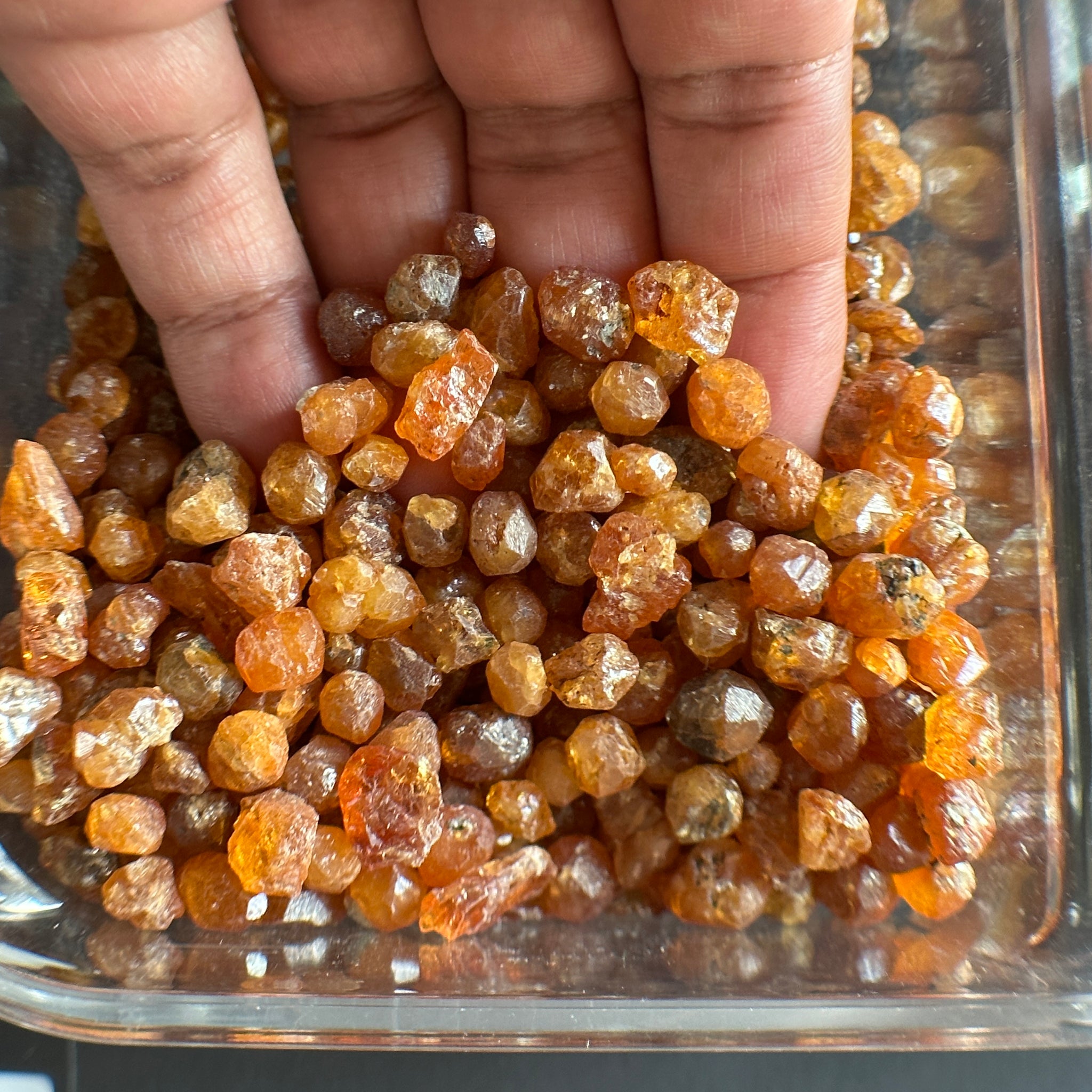 Mandarin Spessartite Crystals, Loliondo, Tanzania, Per Stone, want any particular size, just ask