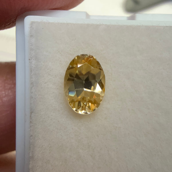 Tanzanian Zircon, 1.81ct, Gently Heated