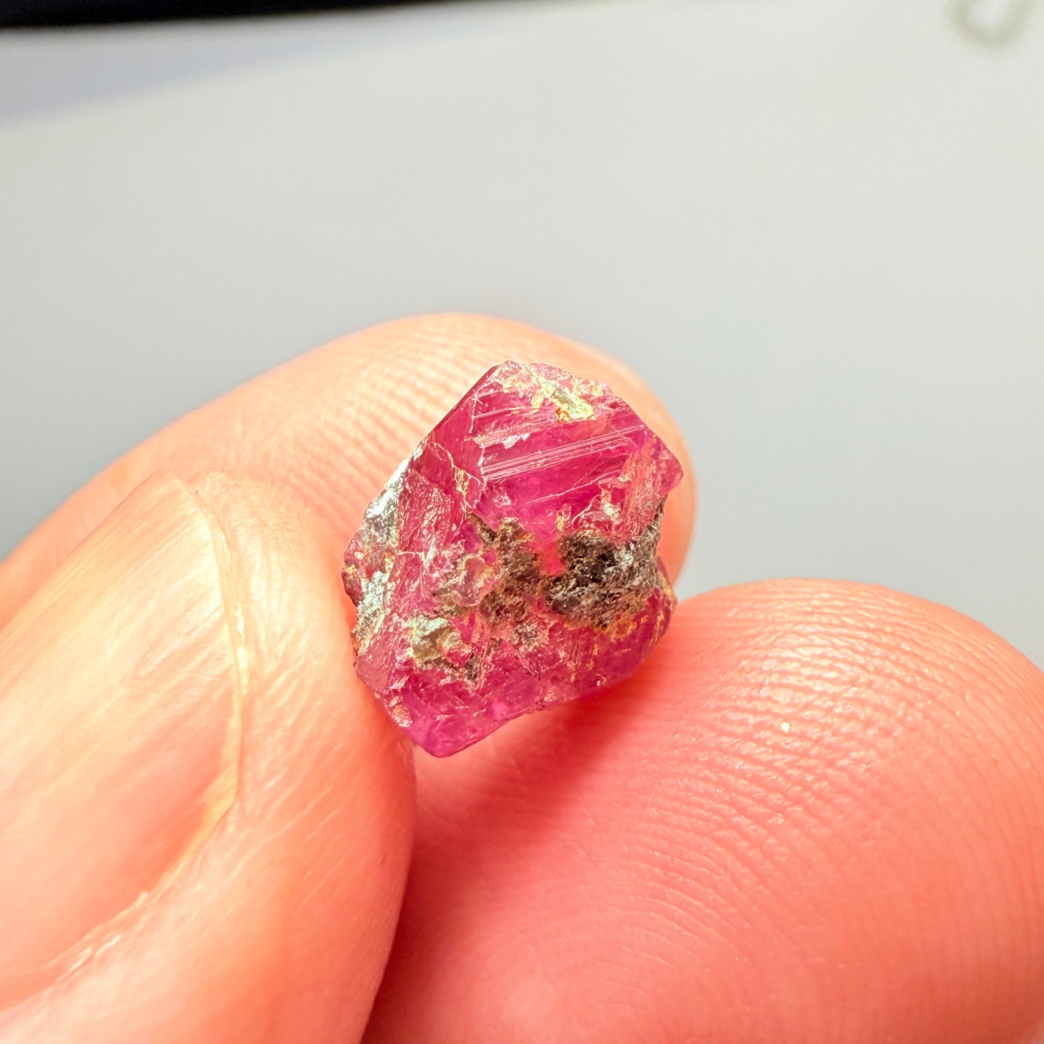 Winza Ruby Crystal Specimen, 6.50ct, Winza, Tanzania, Untreated, Unheated