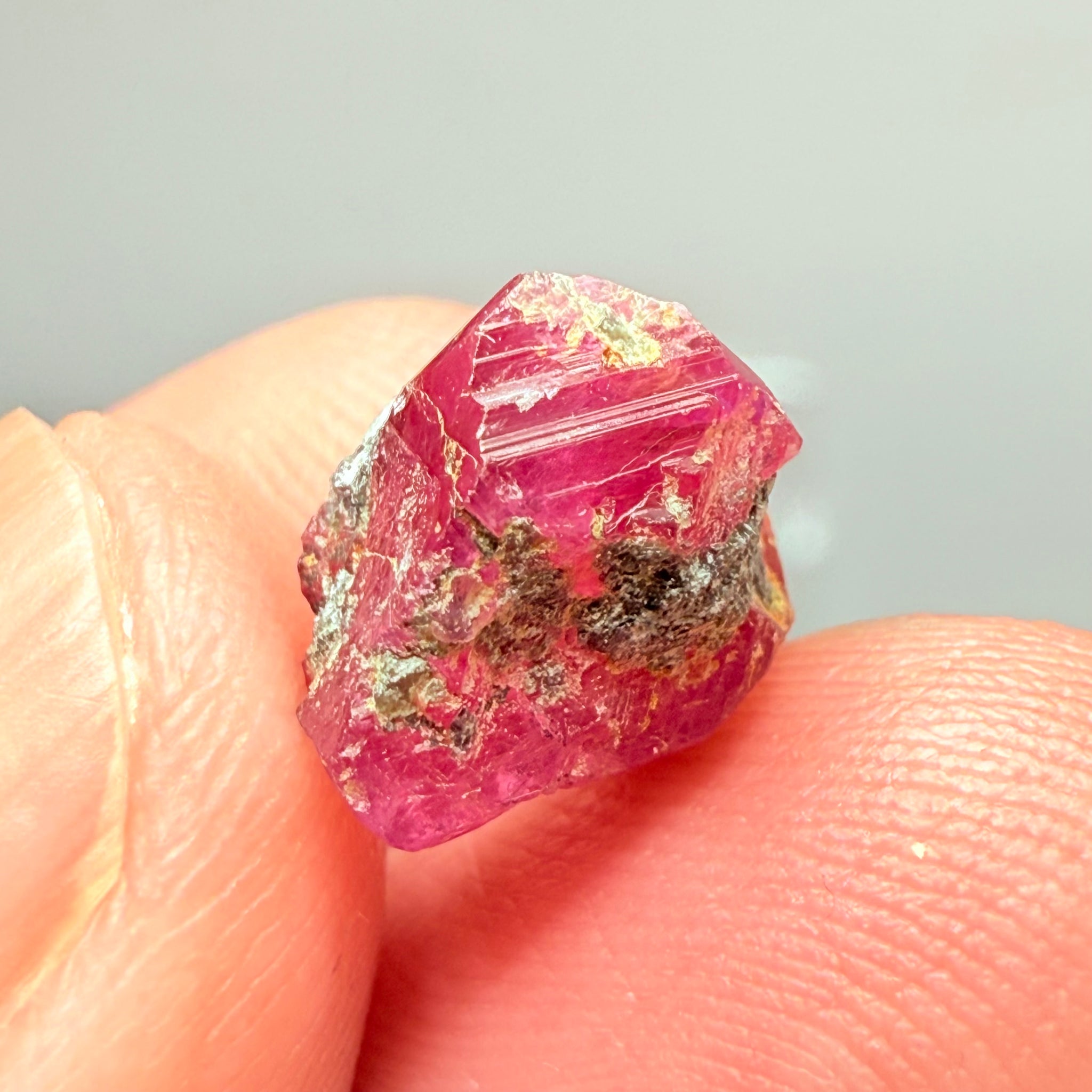 Winza Ruby Crystal Specimen, 6.50ct, Winza, Tanzania, Untreated, Unheated