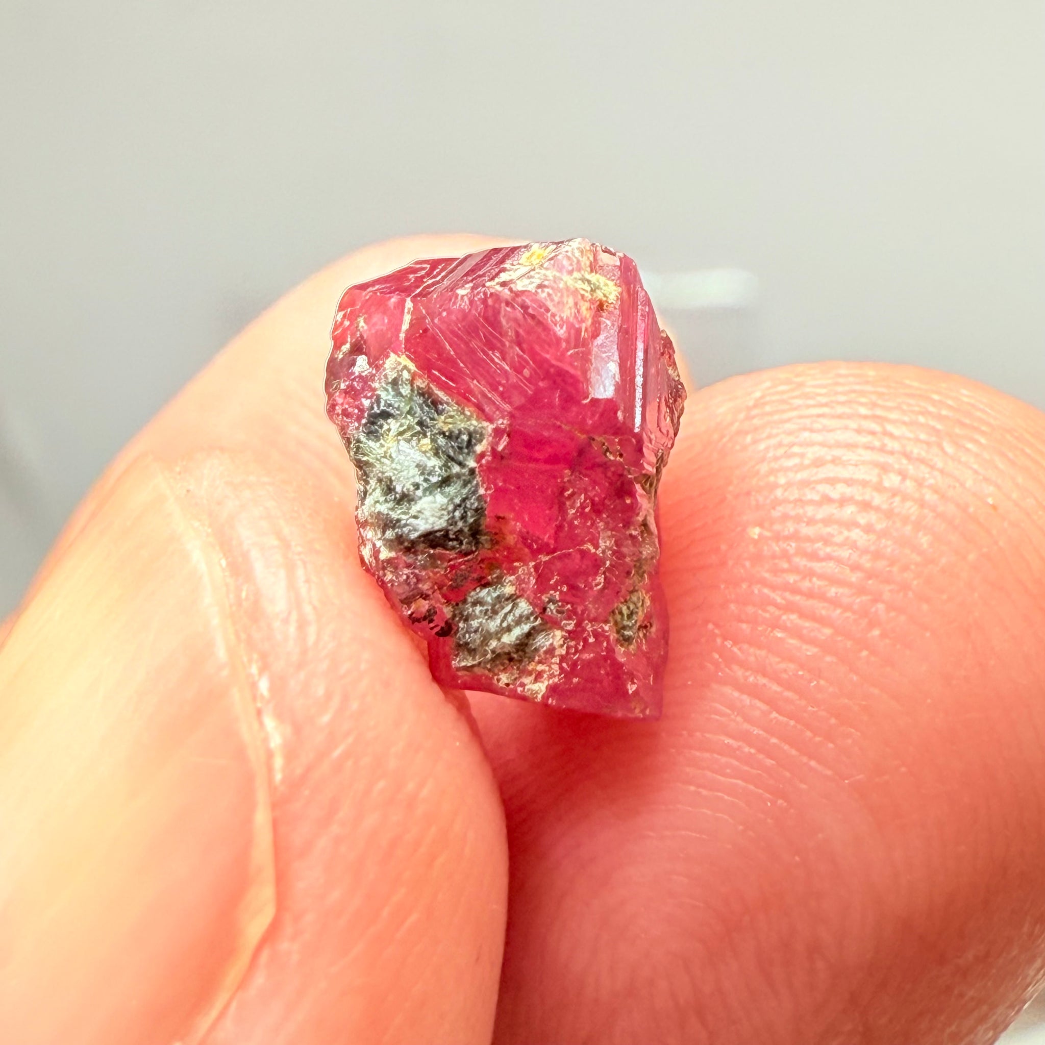 Winza Ruby Crystal Specimen, 6.50ct, Winza, Tanzania, Untreated, Unheated