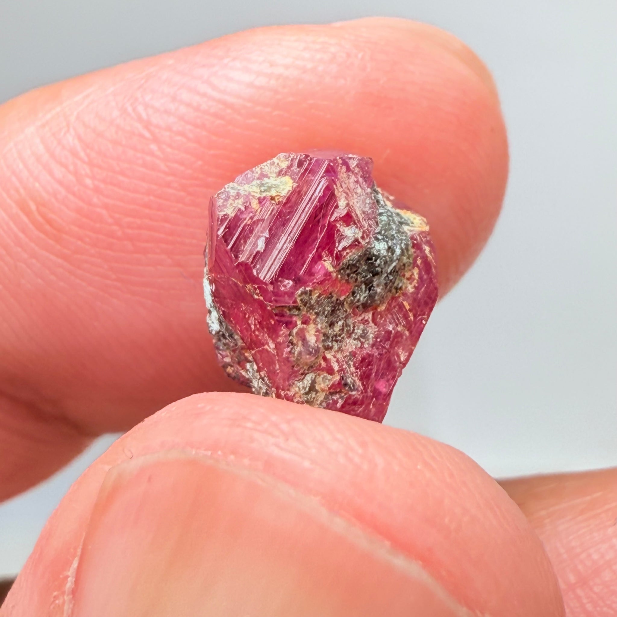 Winza Ruby Crystal Specimen, 6.50ct, Winza, Tanzania, Untreated, Unheated