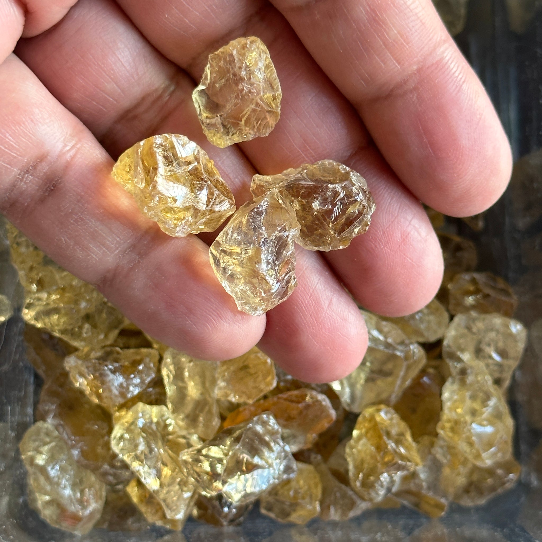 Citrine, Congo, Unheated, Per Stone, want any particular shape, just ask, faceting/cabbing rough