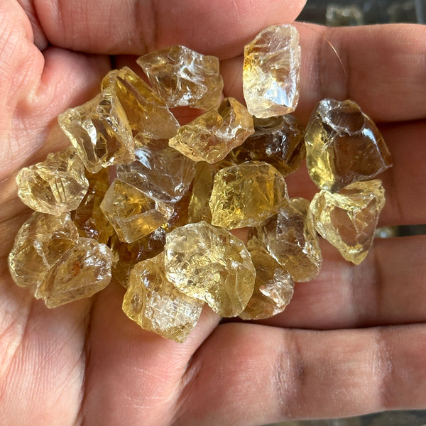 Citrine, Congo, Unheated, Per Stone, want any particular shape, just ask, faceting/cabbing rough