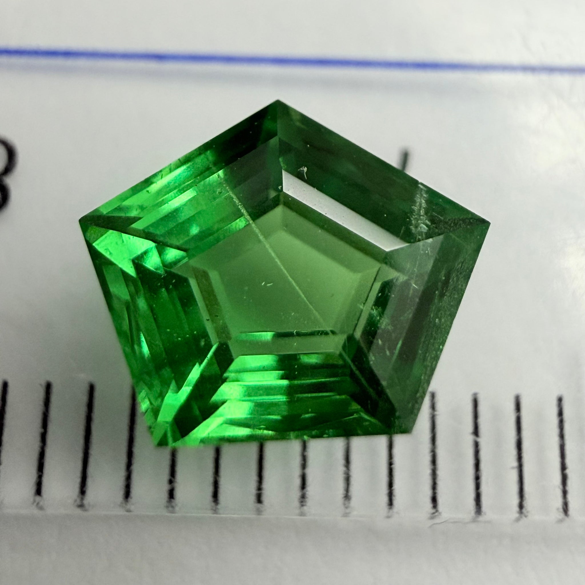 Tsavorite Garnet, 1.71ct, Tanzania, Untreated, Unheated, fancy cut
