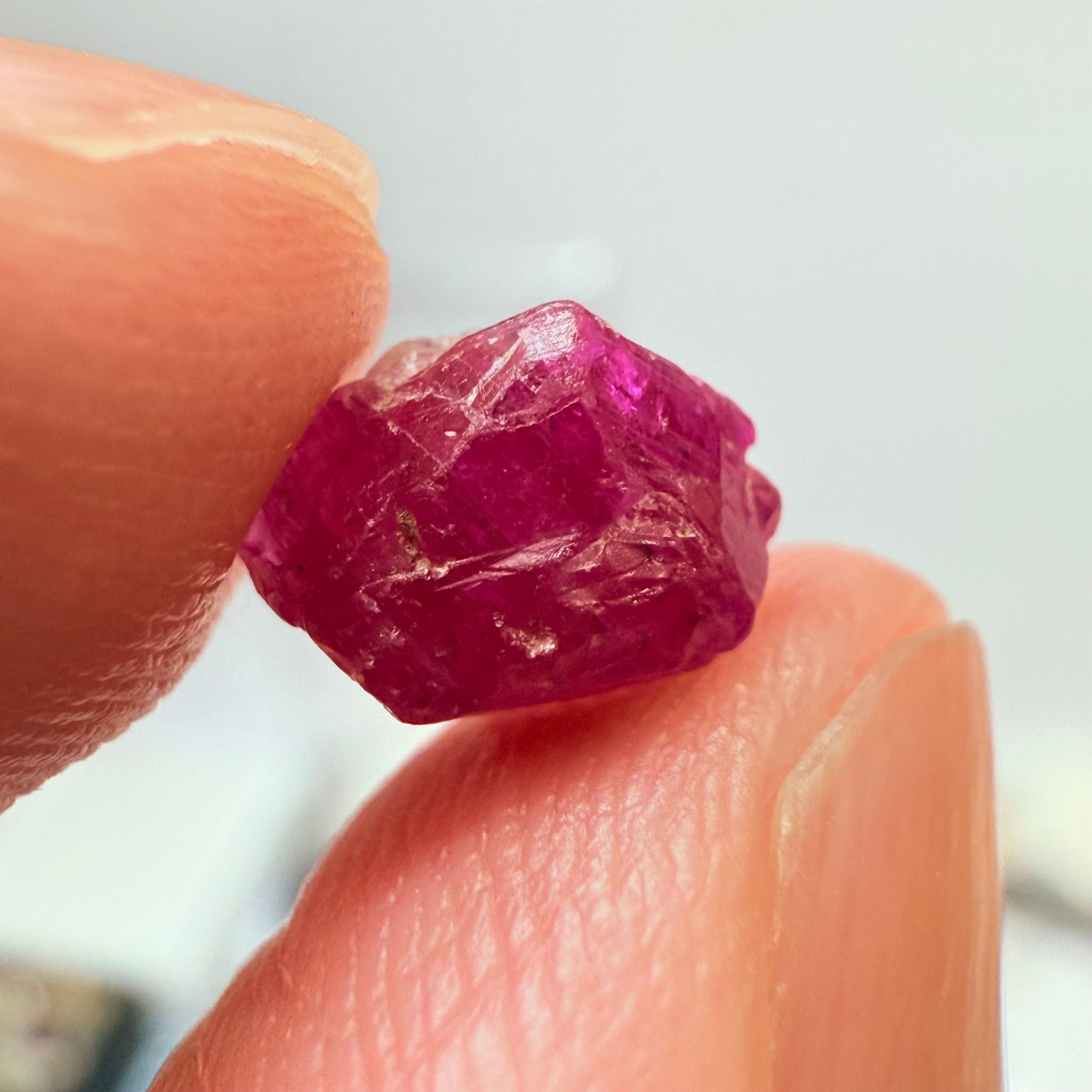 Winza Ruby Crystal Specimen, 3.24ct, Winza, Tanzania, Untreated, Unheated