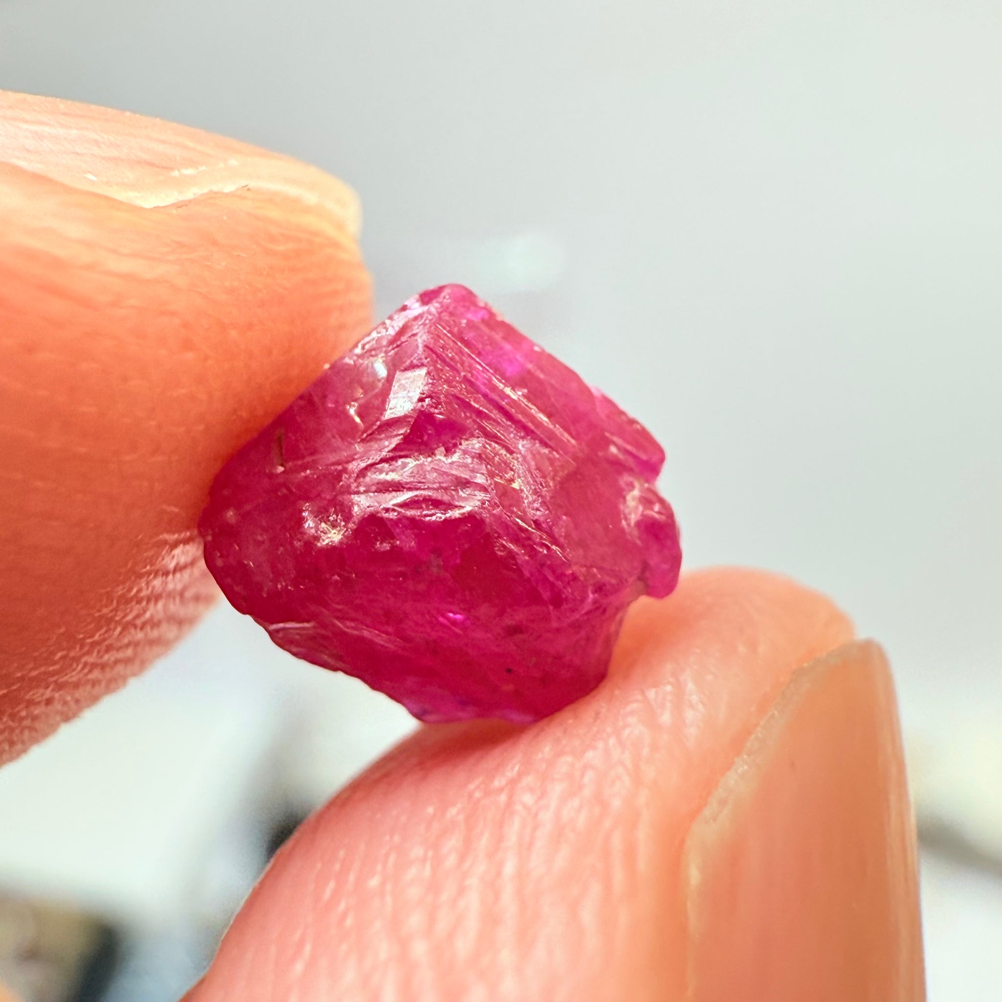 Winza Ruby Crystal Specimen, 3.24ct, Winza, Tanzania, Untreated, Unheated
