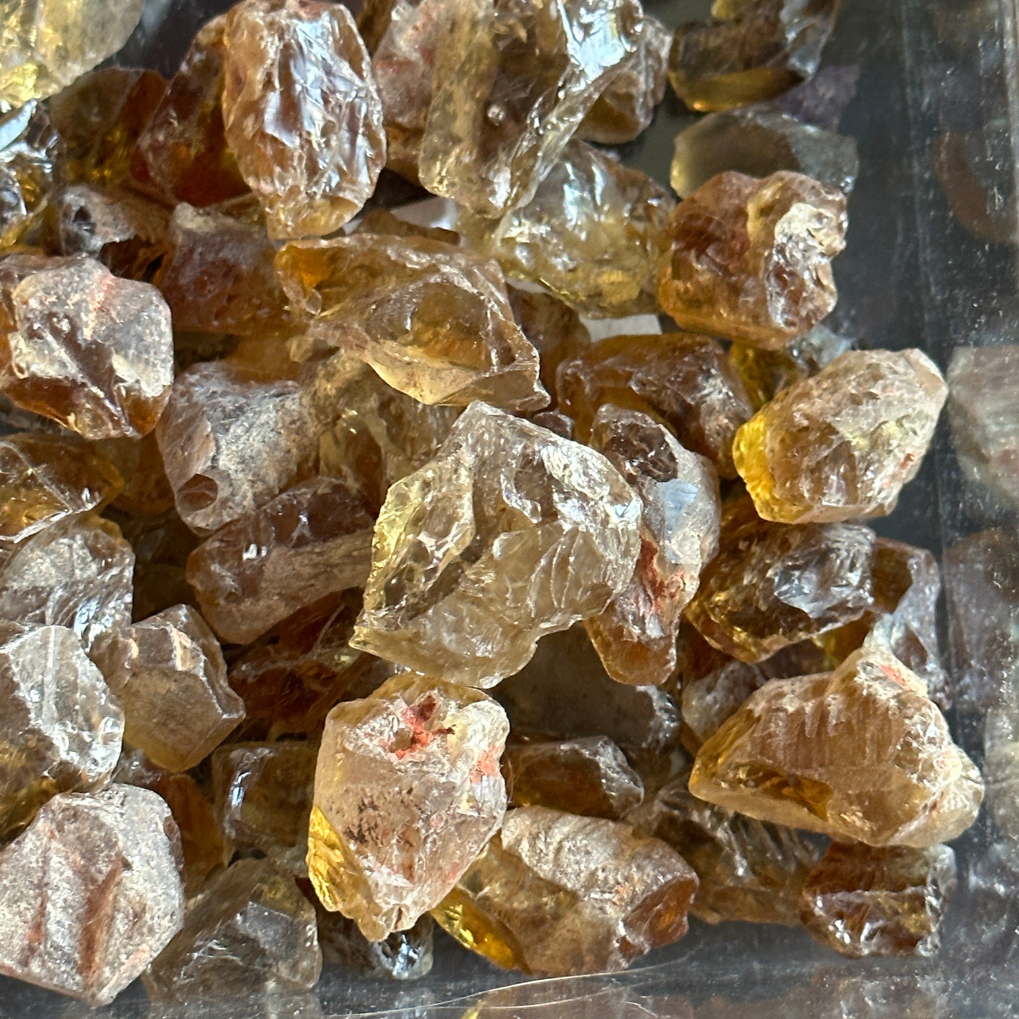 Citrine, Congo, Unheated, Per Stone, want any particular shape, just ask, faceting, cab grade rough