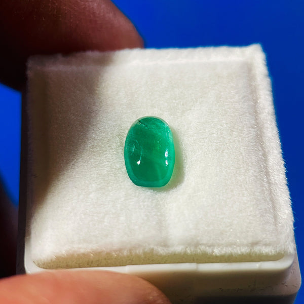 0.87Ct Emerald Tanzania No Oil Added But Some Labs May Describe The Stone As Minor Oil Or