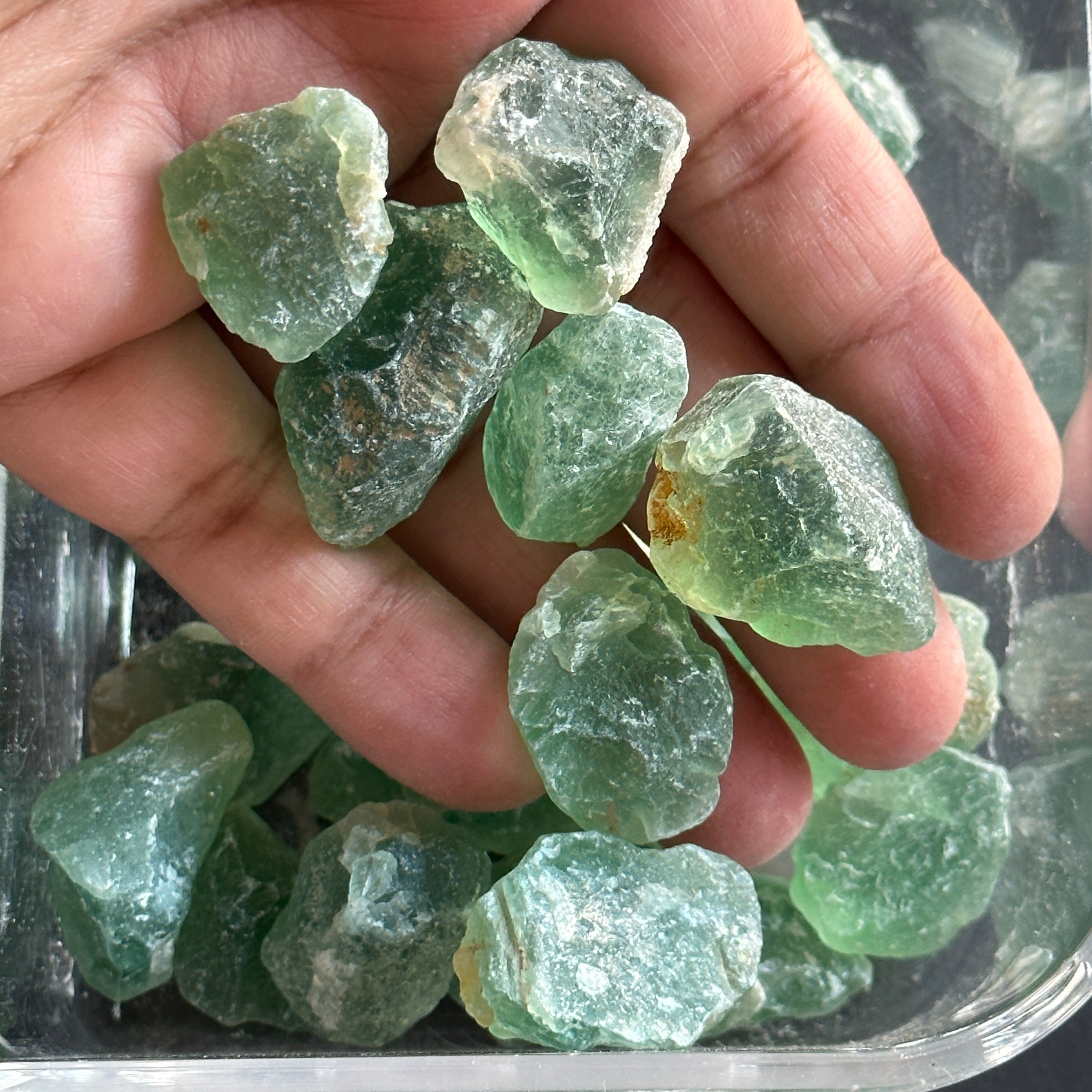 Fluorite, Tanzania, Per Stone