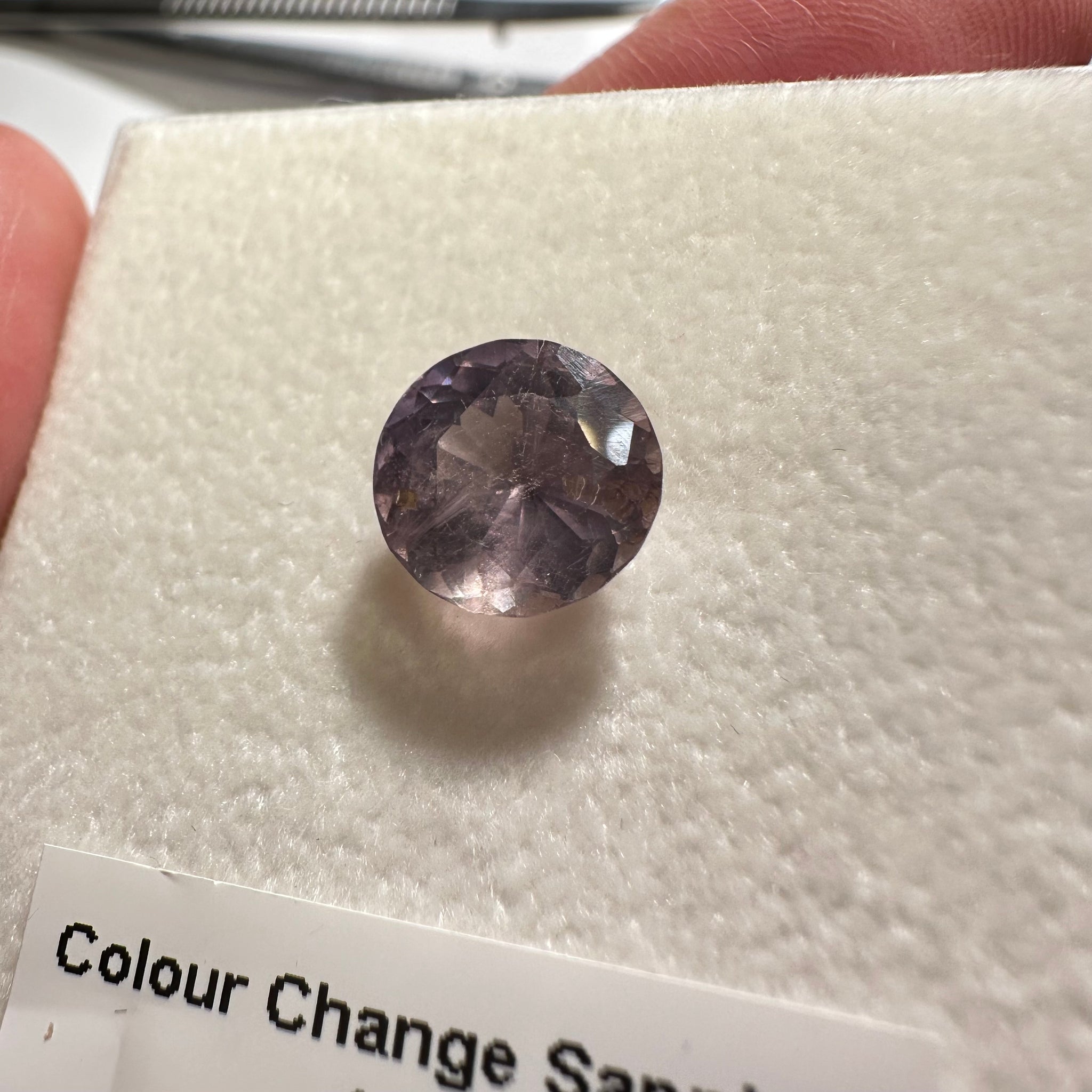 Colour Change Sapphire, 4.84ct, Umba, Tanzania. Untreated Unheated. See photos for colour change