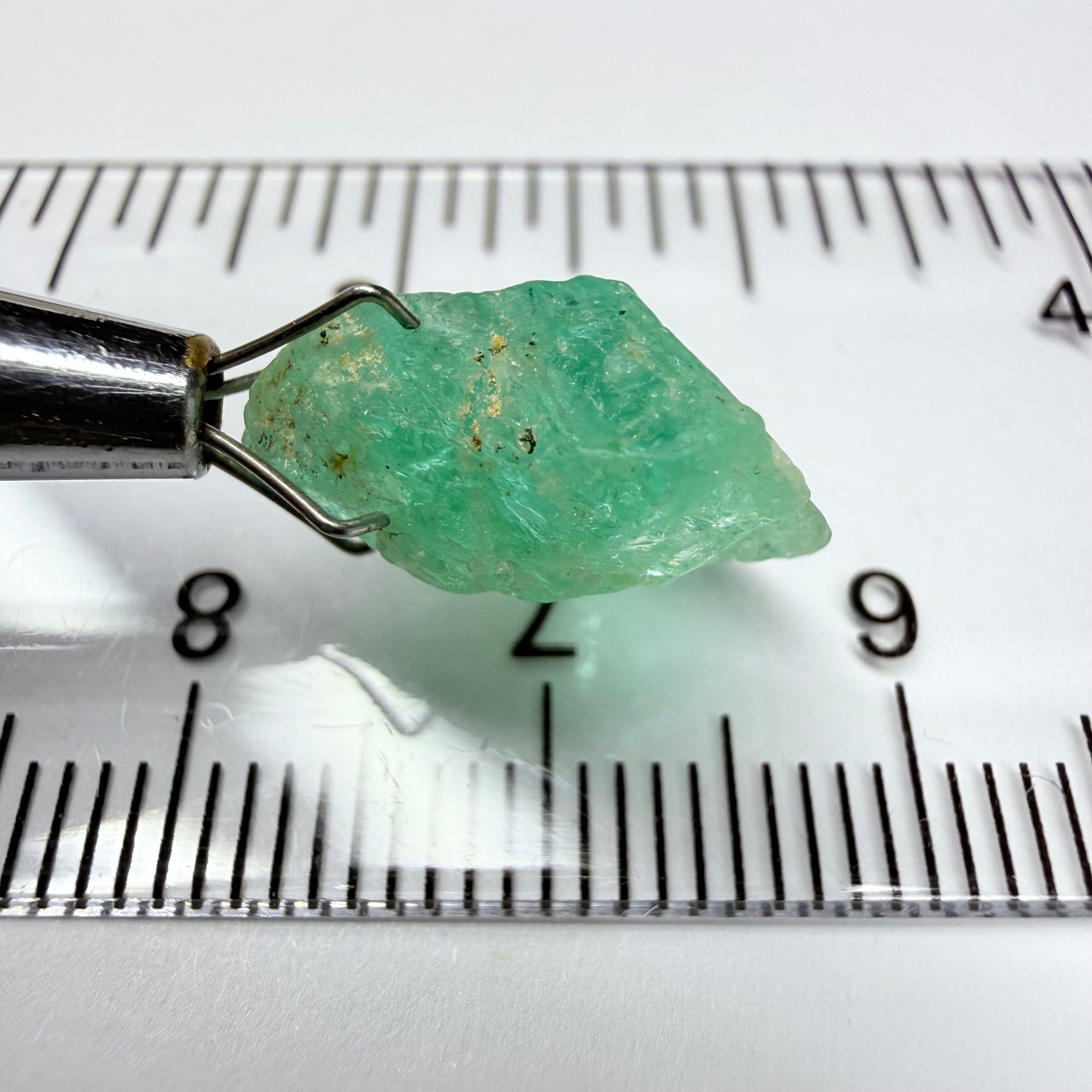 Emerald, 6.37ct, Tanzania, Untreated Unheated, no oil. Great for setting as is in jewellery or cabbing