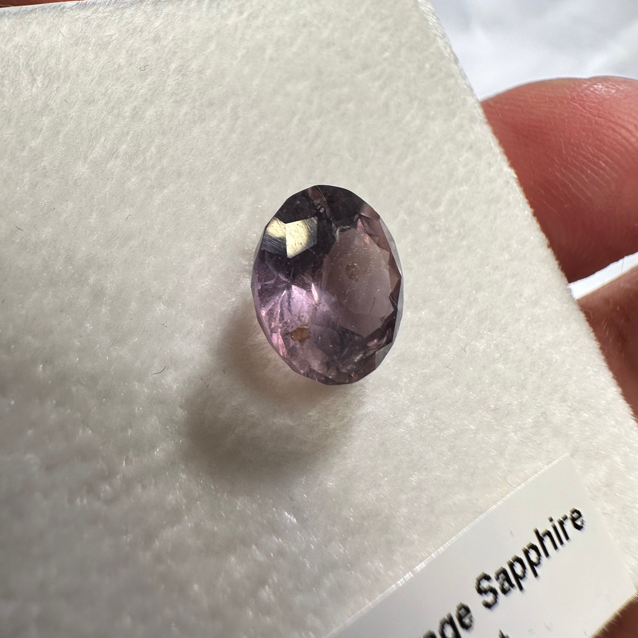 Colour Change Sapphire, 4.84ct, Umba, Tanzania. Untreated Unheated. See photos for colour change