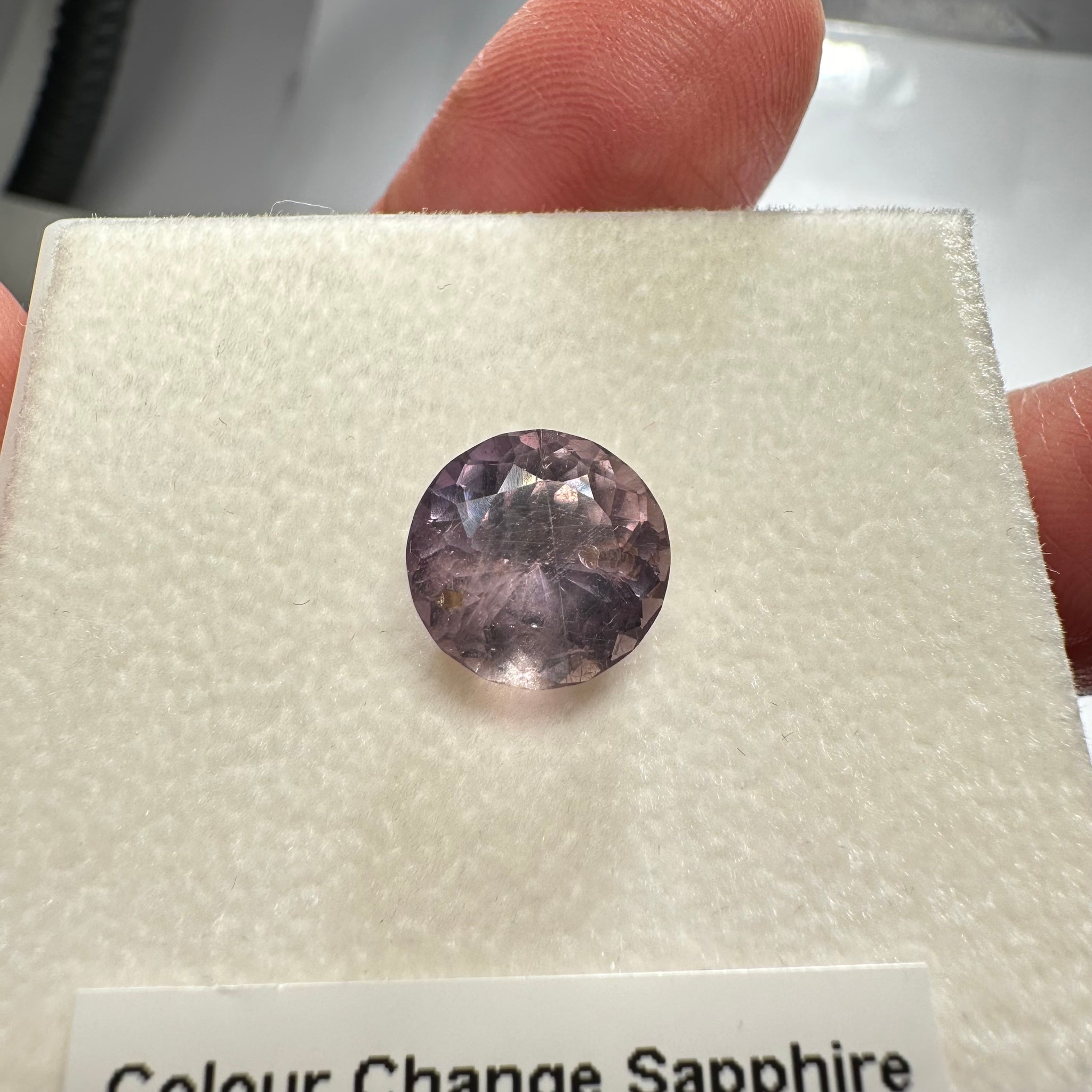 Colour Change Sapphire, 4.84ct, Umba, Tanzania. Untreated Unheated. See photos for colour change