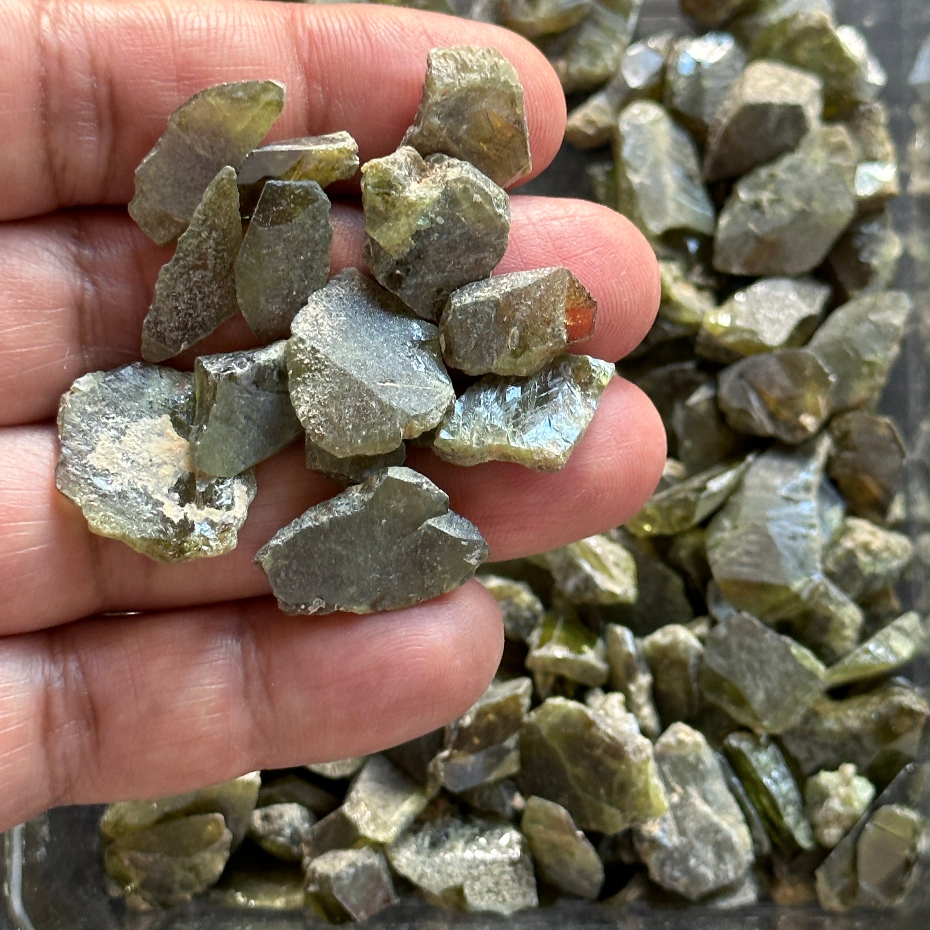 Chrome Vanadium Sphene Crystals, Mondo, Tanzania, Unheated, Per Stone, want any particular shape, just ask