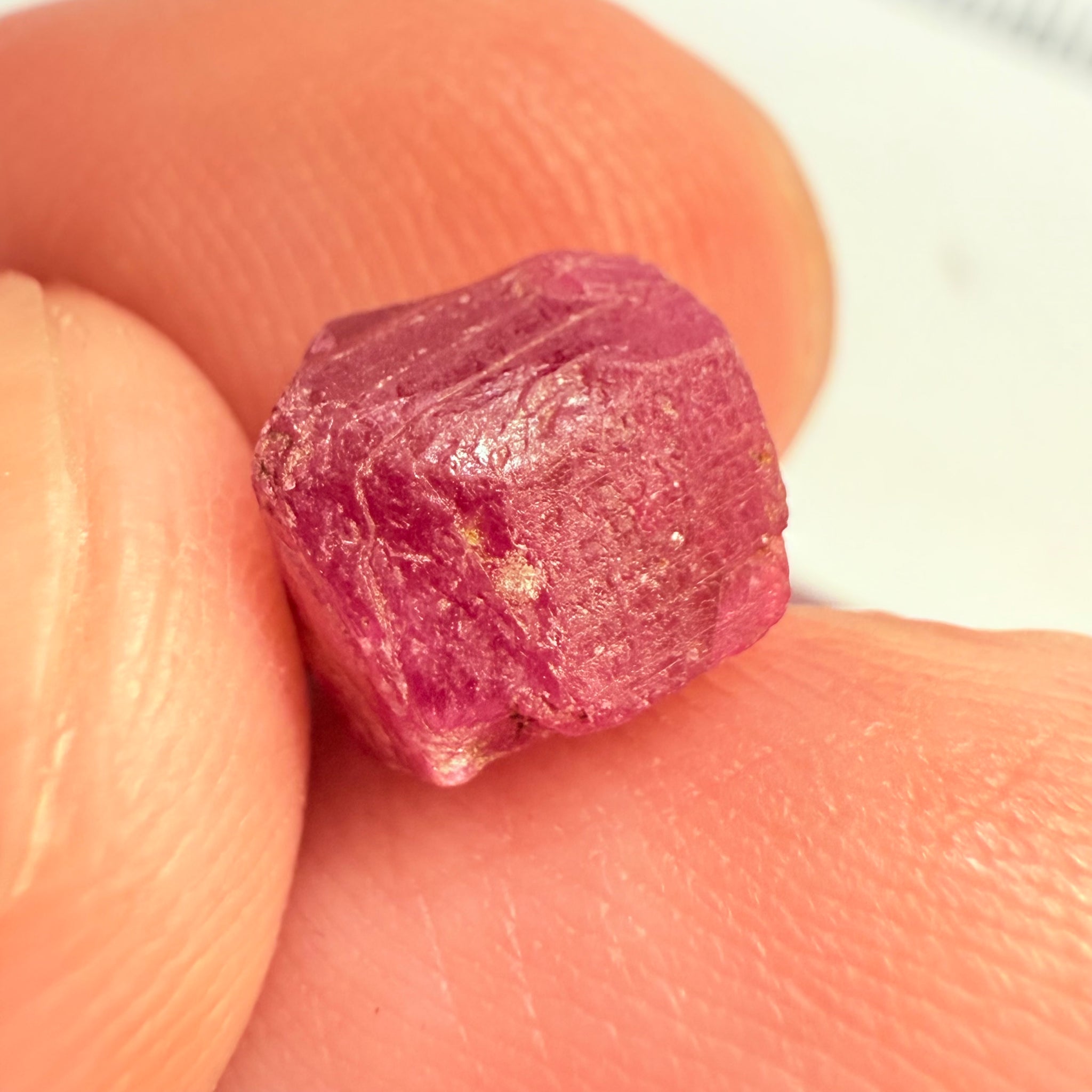 Winza Ruby Crystal Specimen, 3.26ct, Winza, Tanzania, Untreated, Unheated