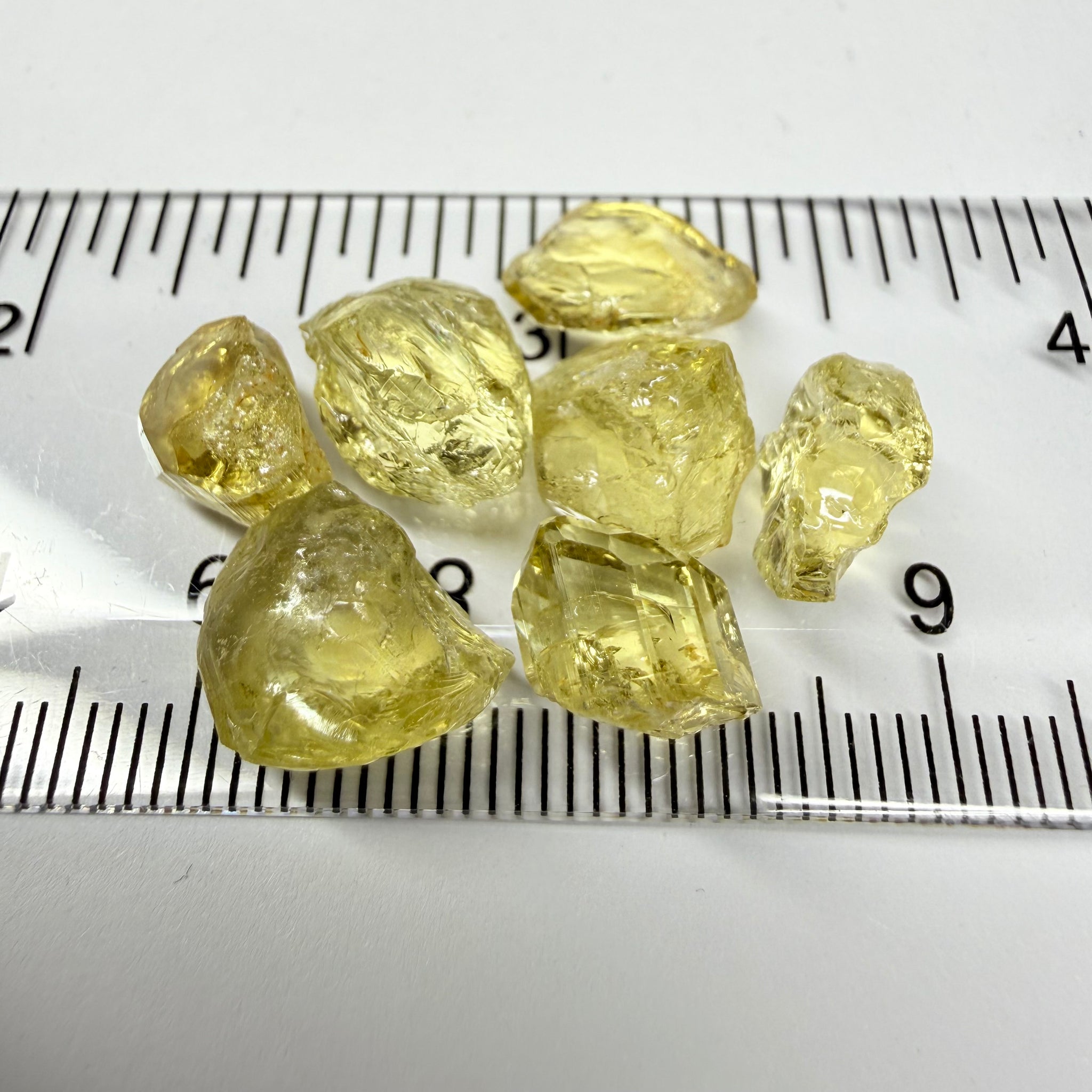 Yellow Tourmaline Lot, 30.38ct, Tanzania, Untreated Unheated. Included stones but great for setting in jewellery as is