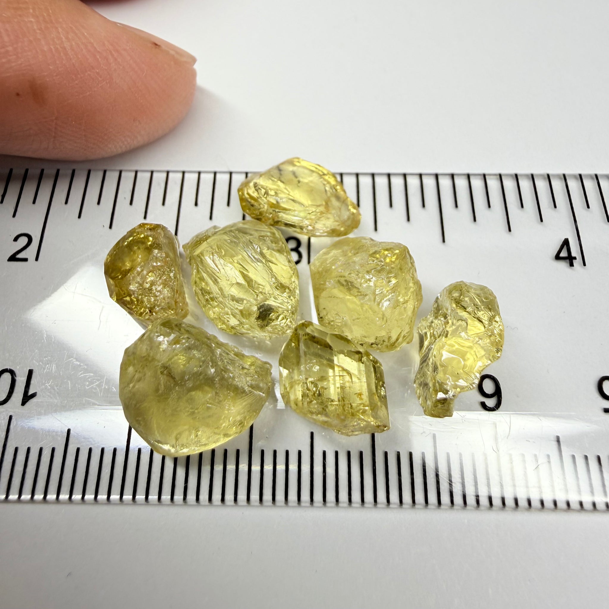 Yellow Tourmaline Lot, 30.38ct, Tanzania, Untreated Unheated. Included stones but great for setting in jewellery as is