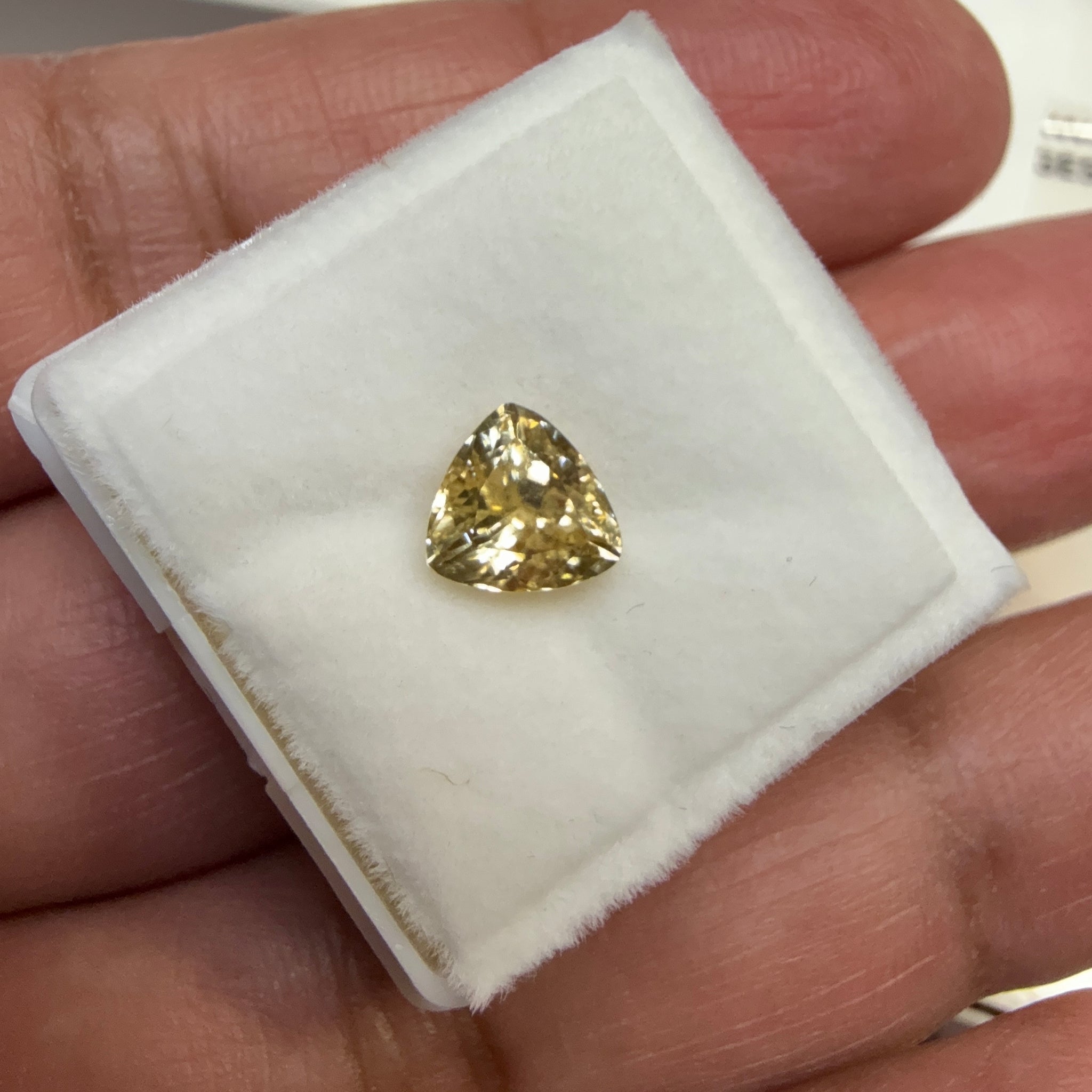 Yellow Zircon, 1.55ct, Tanzania, Gently Heated