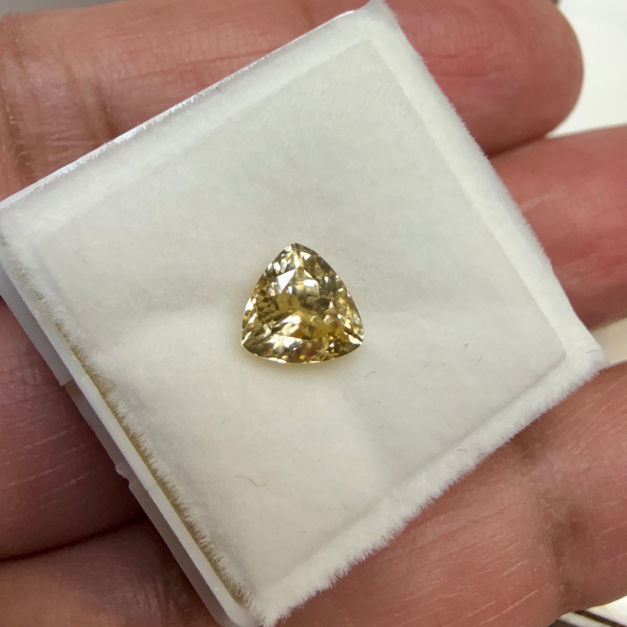 Yellow Zircon, 1.55ct, Tanzania, Gently Heated