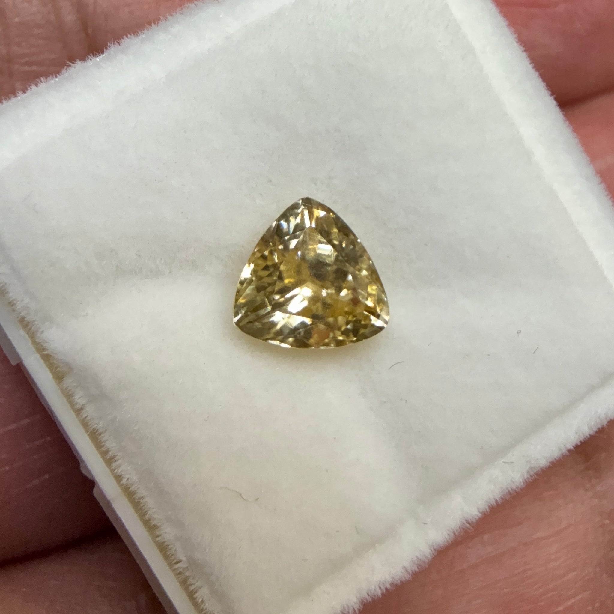 Yellow Zircon, 1.55ct, Tanzania, Gently Heated