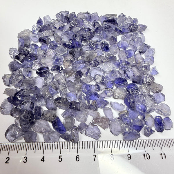 Iolite, 425.00ct Lot, Babati, Tanzania, Untreated Unheated, Very slightly to slightly included, 2.20ct average size