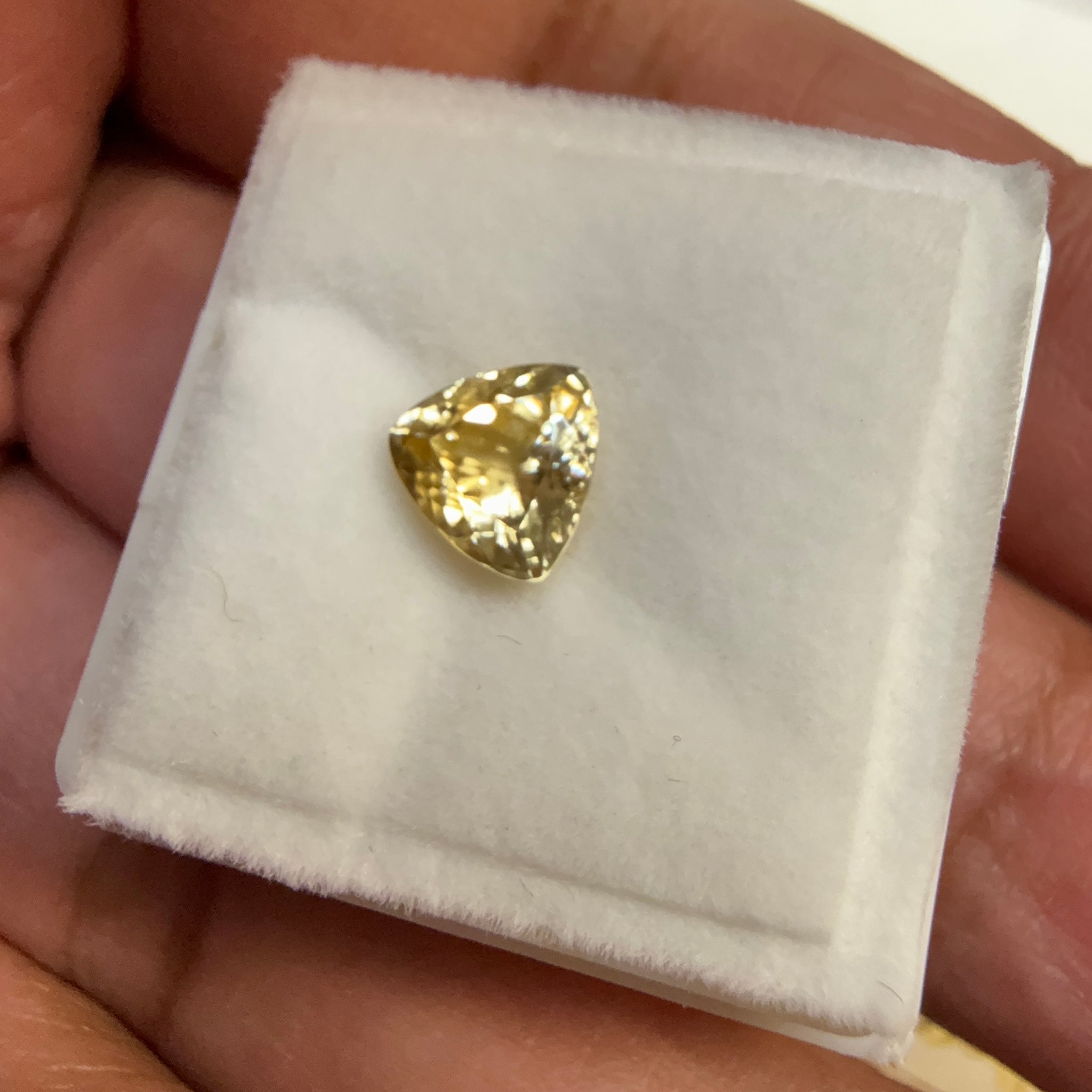 Yellow Zircon, 1.55ct, Tanzania, Gently Heated