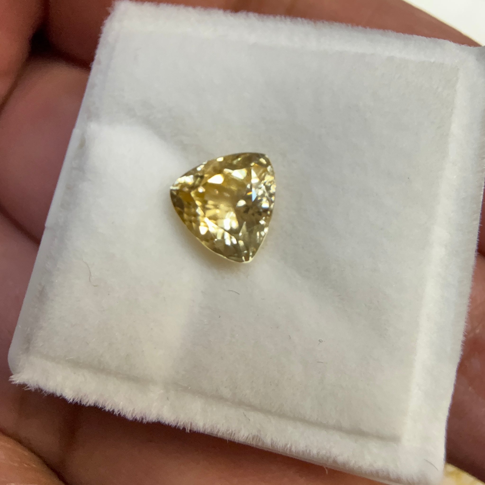 Yellow Zircon, 1.55ct, Tanzania, Gently Heated