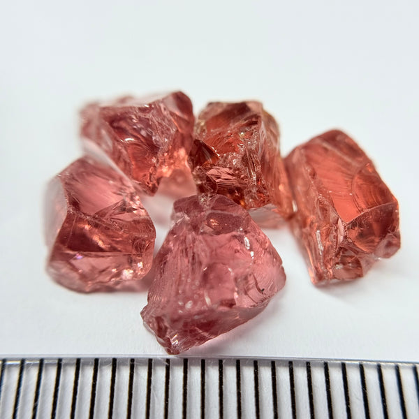 Garnet Lot, 14.65ct, Tanzania, Untreated Unheated. vs, 2.93ct av.