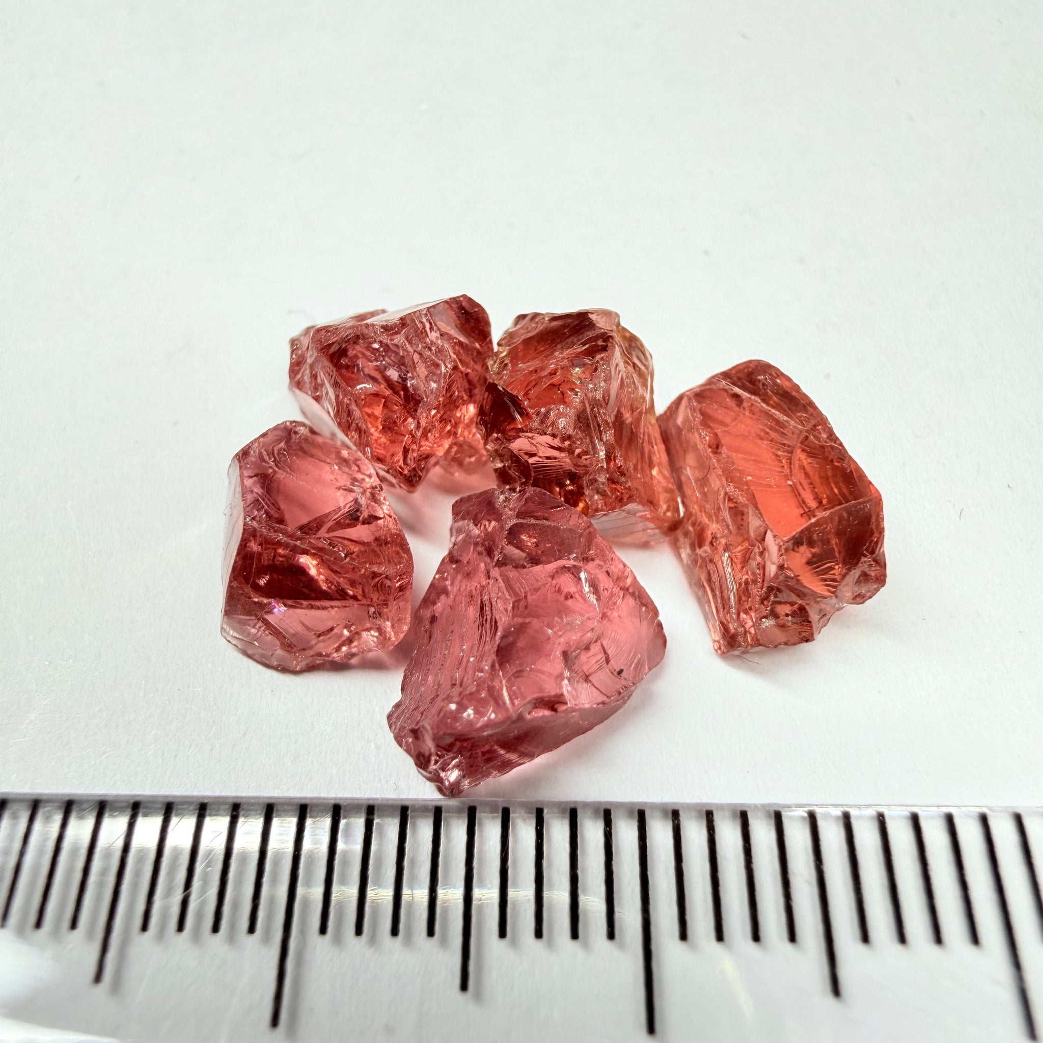 Garnet Lot, 14.65ct, Tanzania, Untreated Unheated. vs, 2.93ct av.