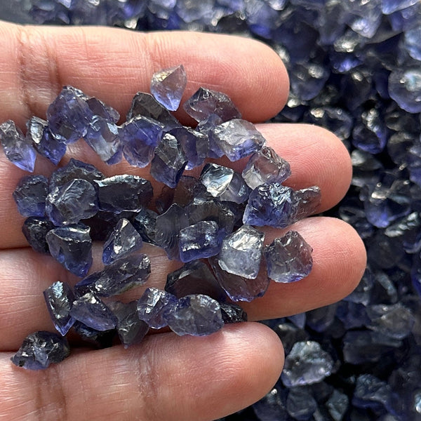 Iolite, Tanzania, Per Stone, cabbing specimen grade
