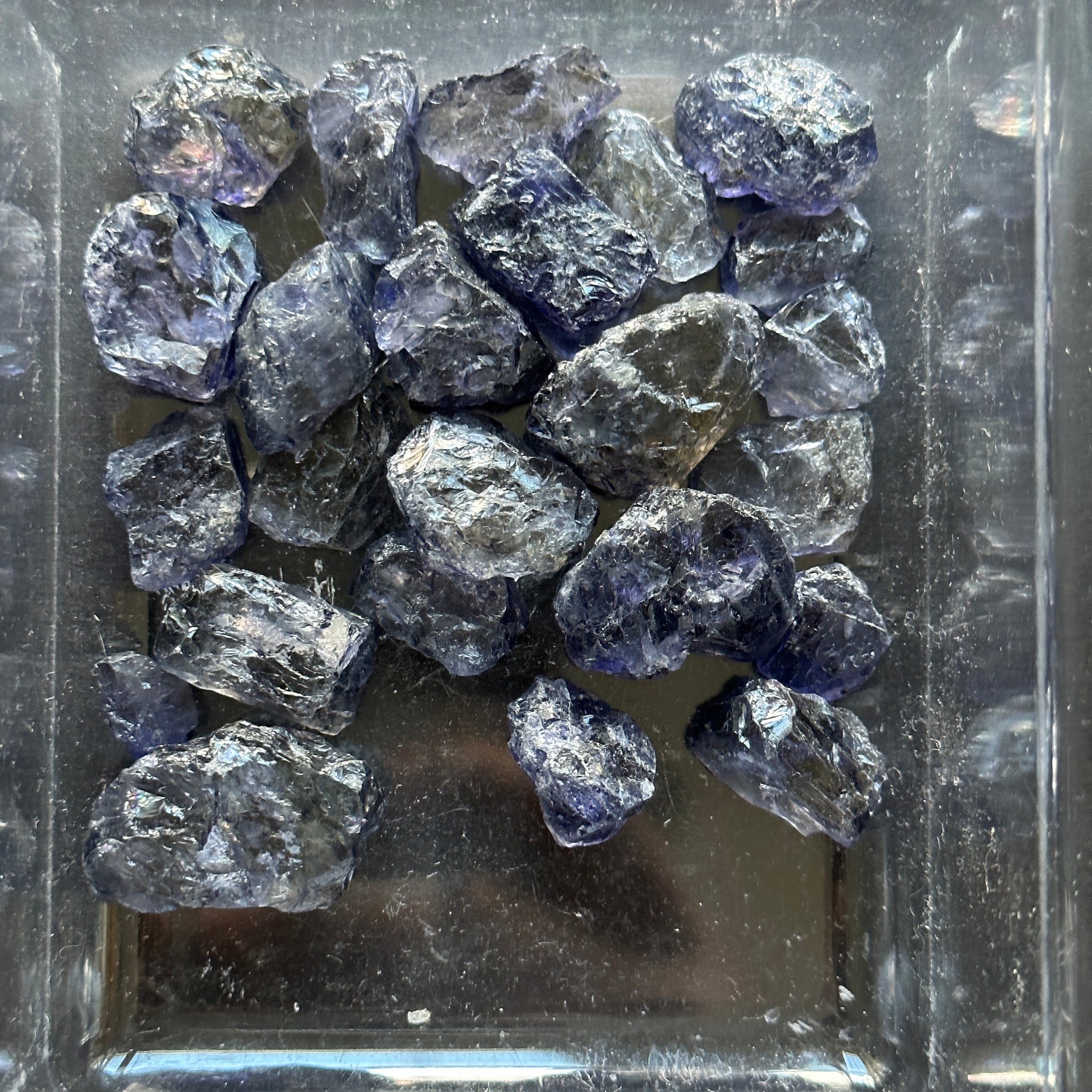 Iolite, Tanzania, Per Stone, cabbing/specimen grade