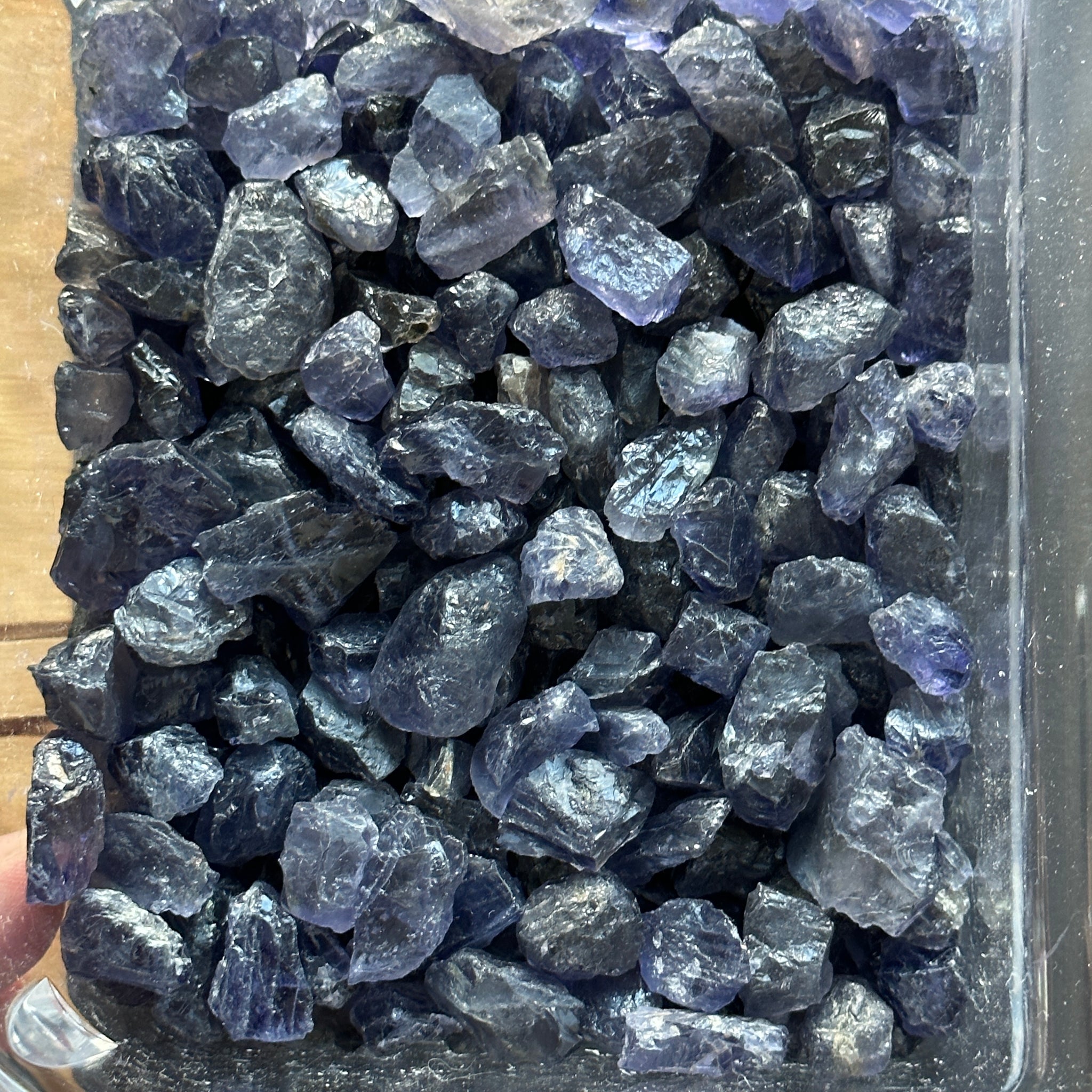 Iolite, Tanzania, Per Stone, faceting, cabbing and specimen grade mixed