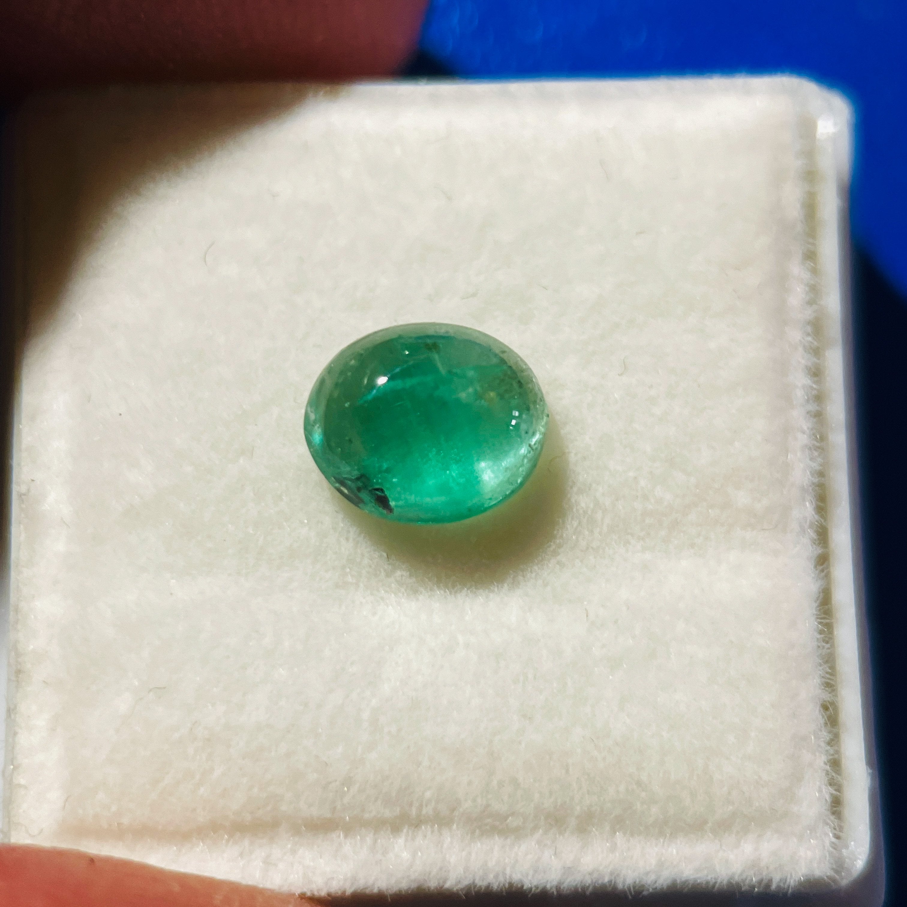 1.41Ct Emerald Tanzania. Untreated Unheated No Oil.
