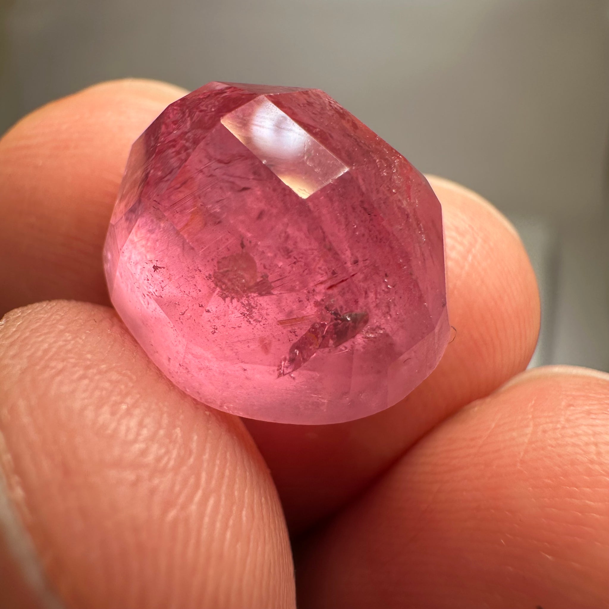 Congo Tourmaline, 13.45ct, Untreated Unheated, see it in different lights